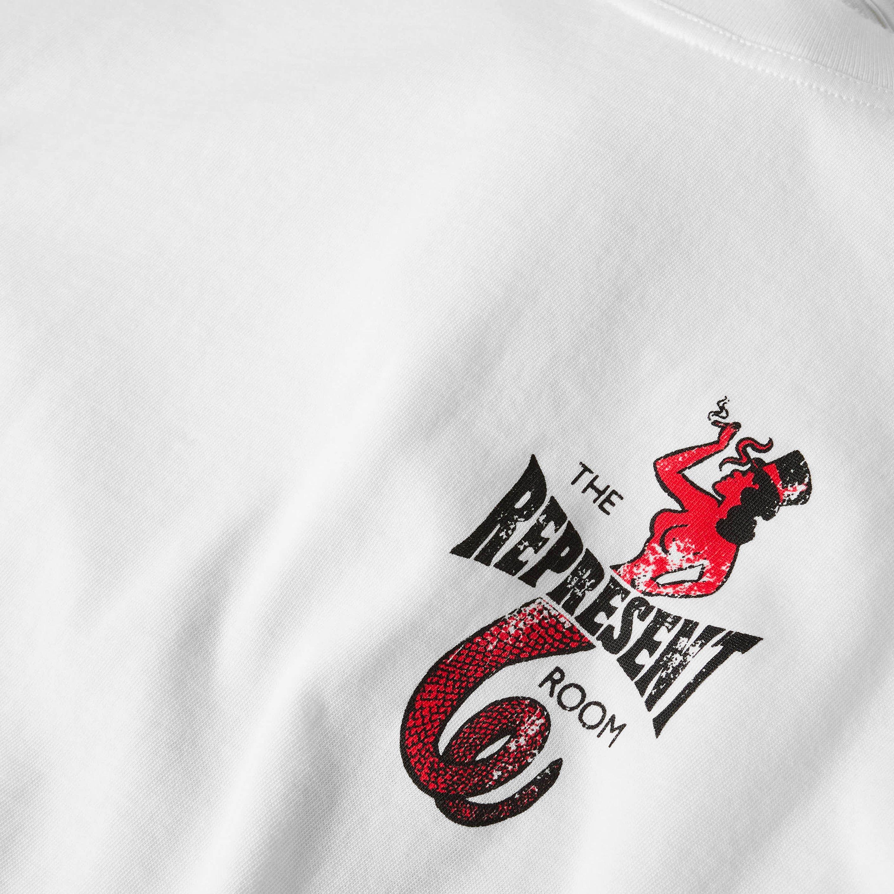 Flat White - Represent - Men's Oversized T-Shirt - 5