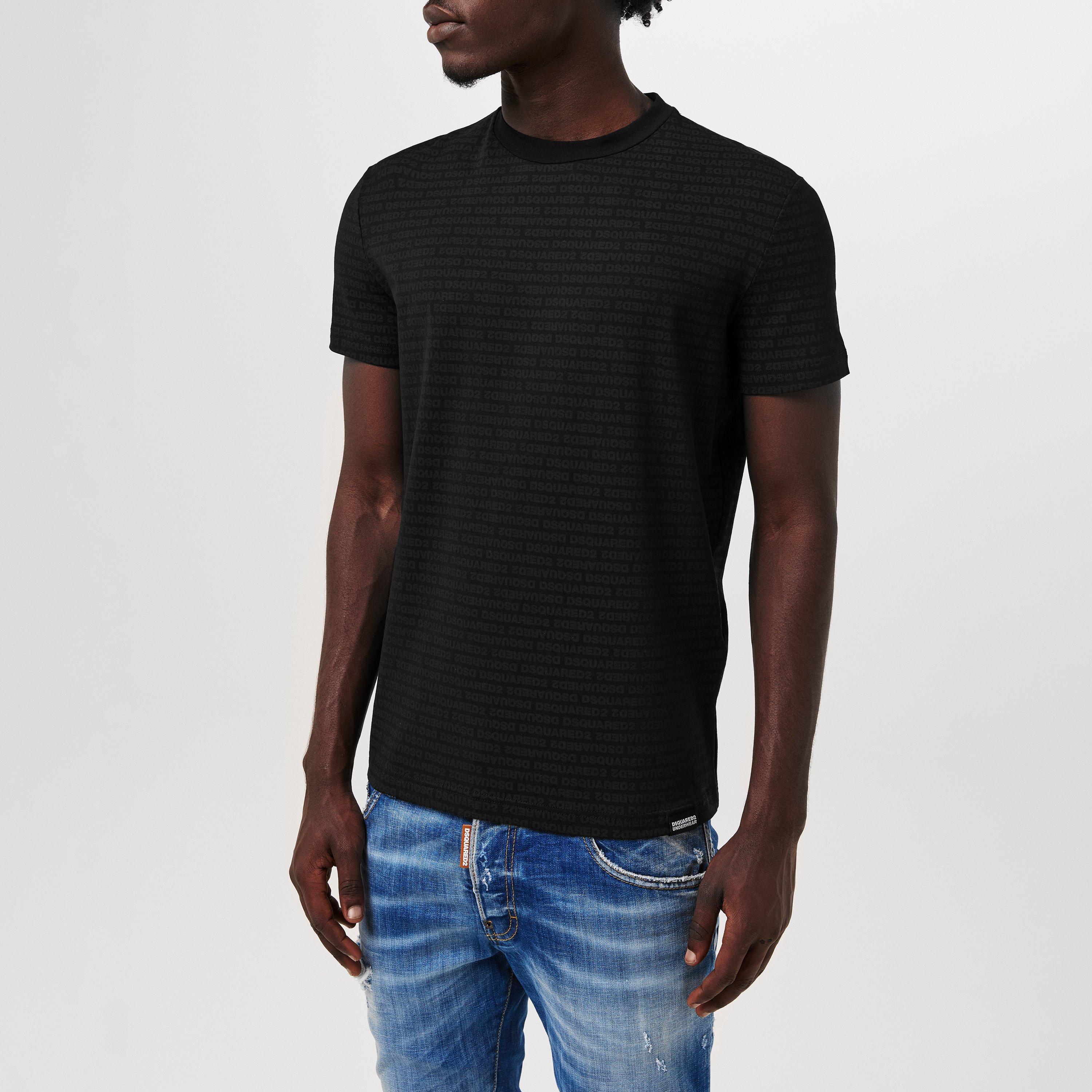 Black - DSquared2 - Men's DSQ Heritage Slim Fit T-Shirt - 3