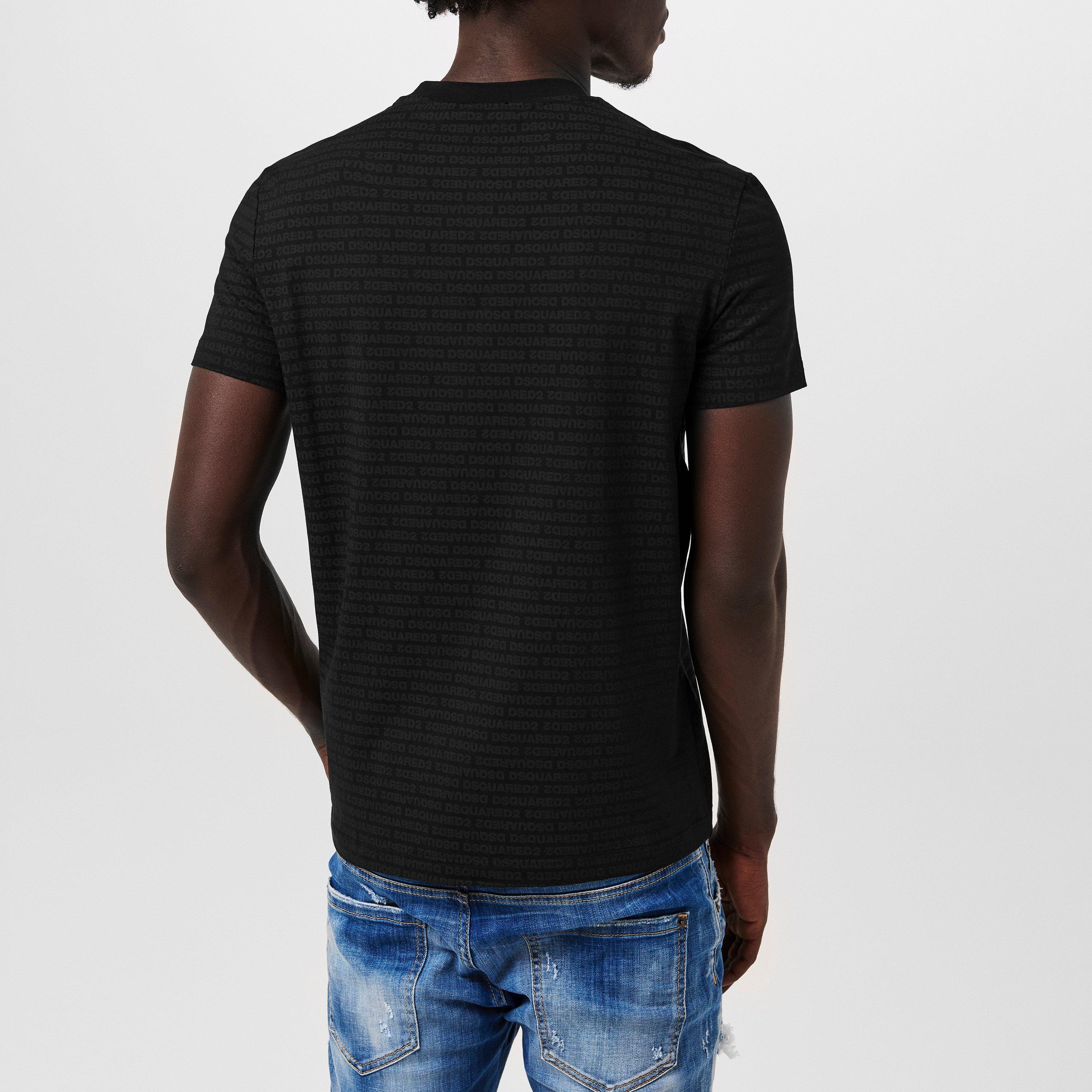 Black - DSquared2 - Men's DSQ Heritage Slim Fit T-Shirt - 4