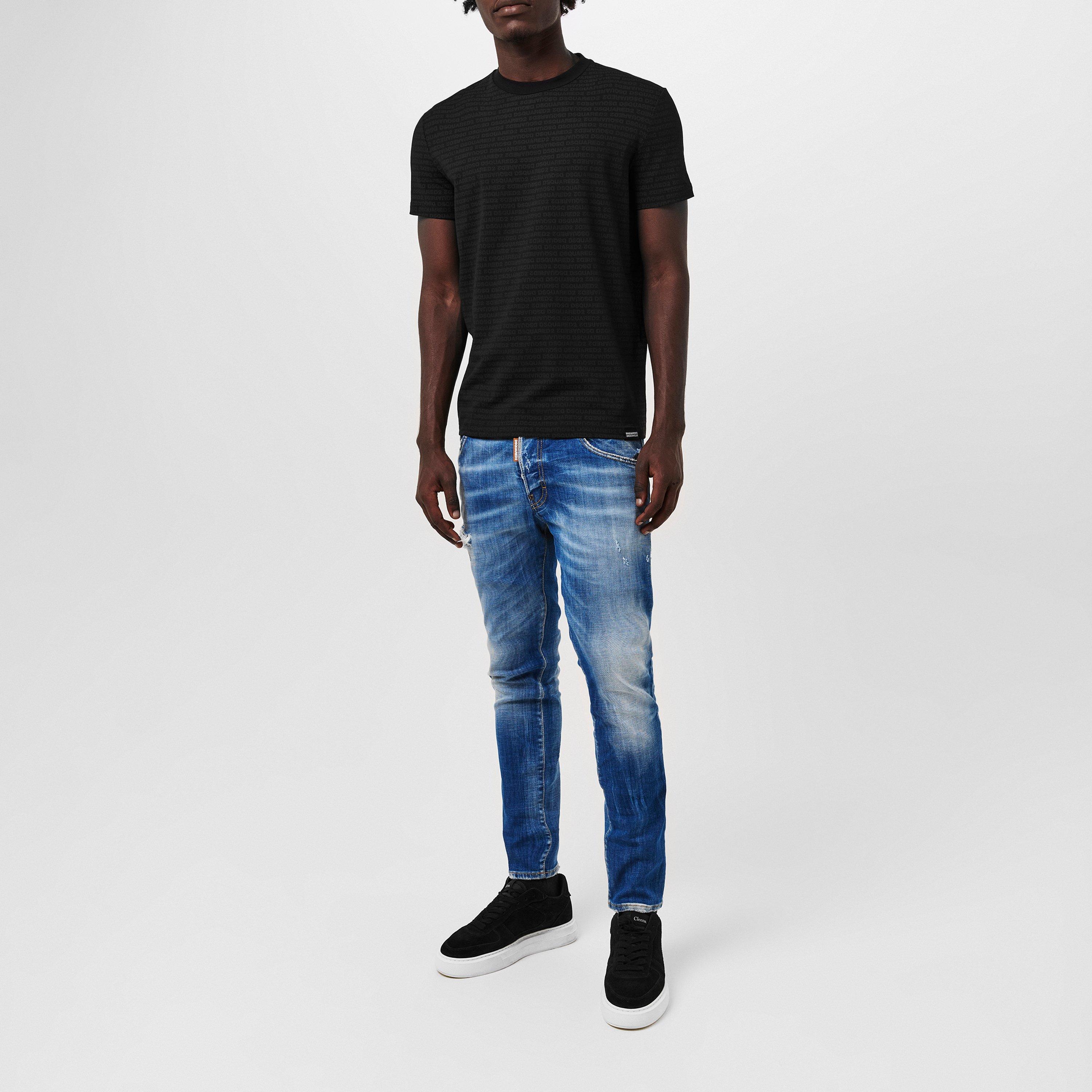 Black - DSquared2 - Men's DSQ Heritage Slim Fit T-Shirt - 6