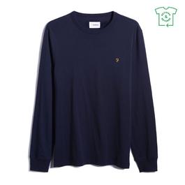 Farah Long Sleeve Dennis T Shirt