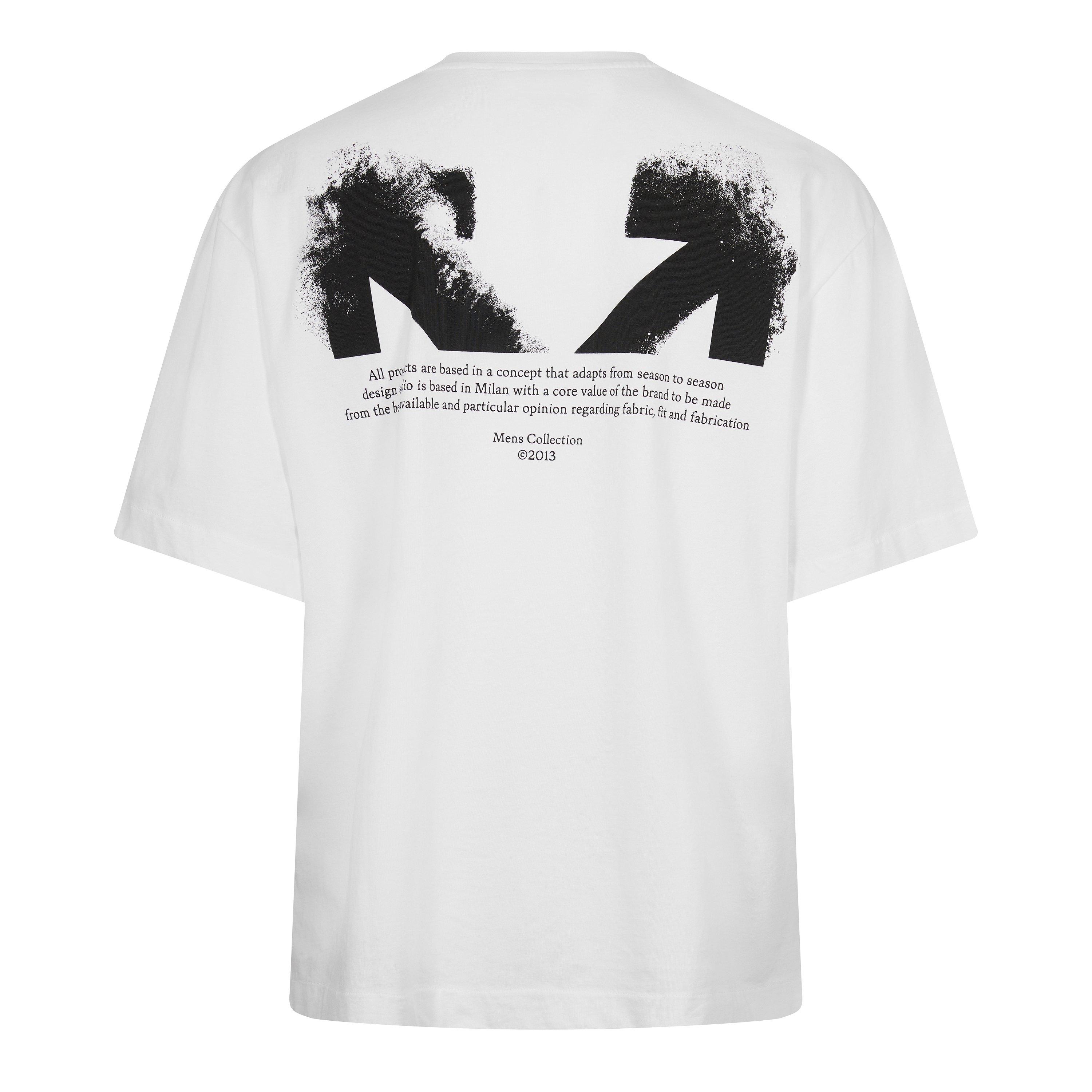 White 1000 - Off White - Men's Half Arrow Oversized T-Shirt - 2