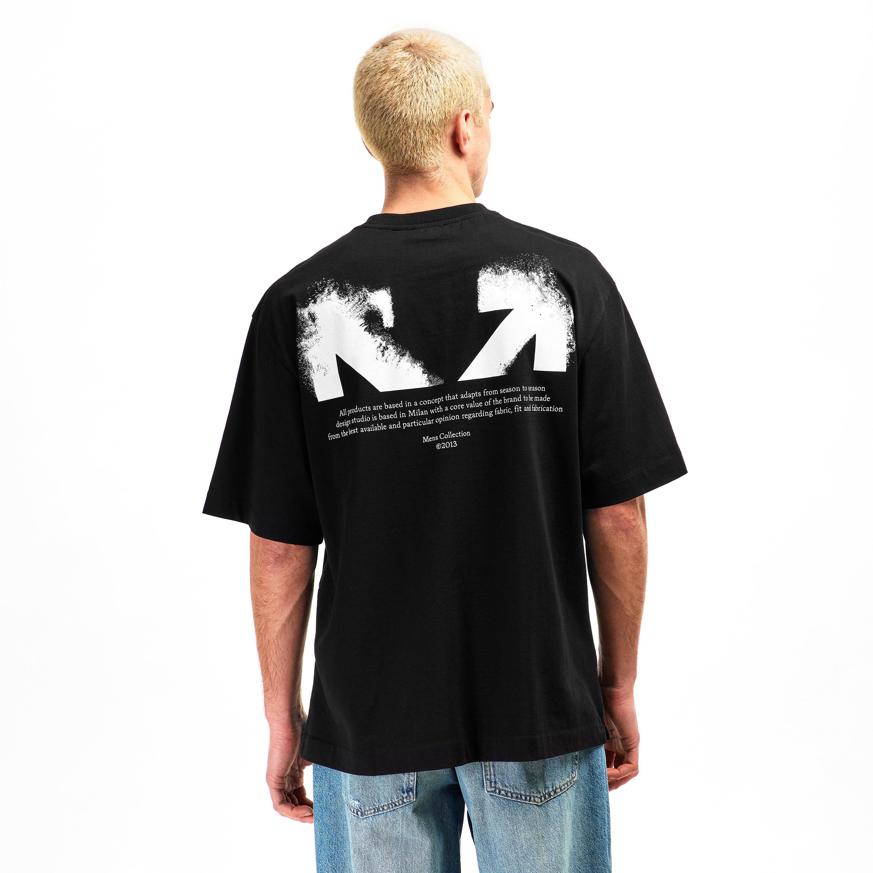 Black 0001 - Off White - Off Half Arrow Tee Sn62 - 4