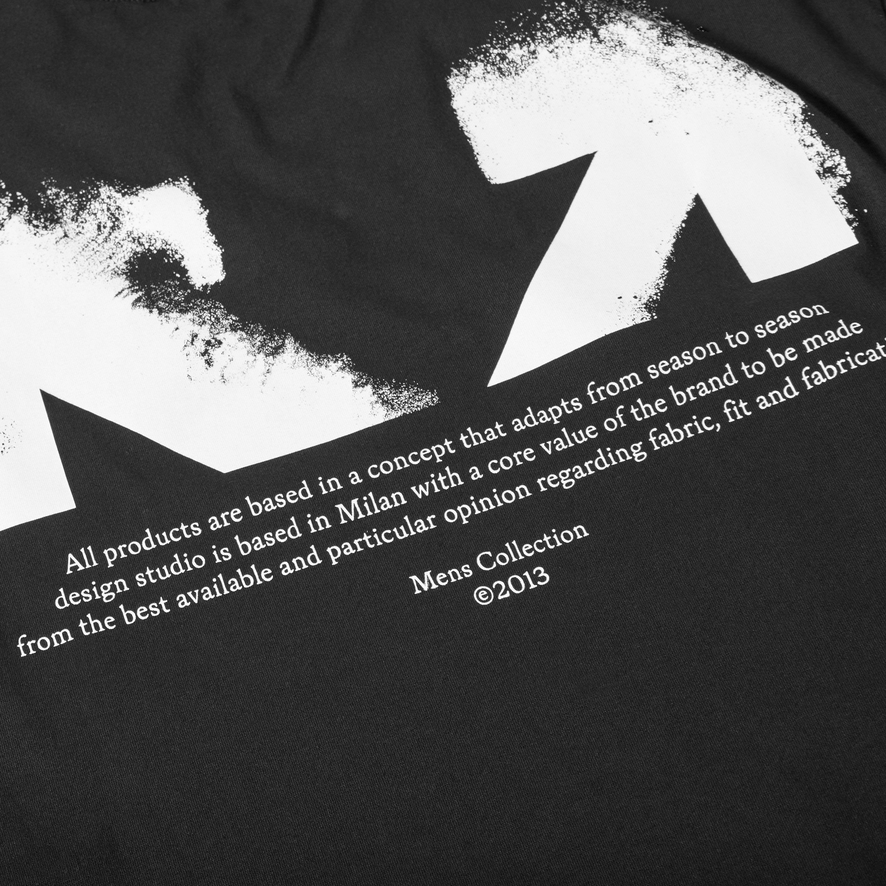 Black 0001 - Off White - Men's Half Arrow Oversized T-Shirt - 5