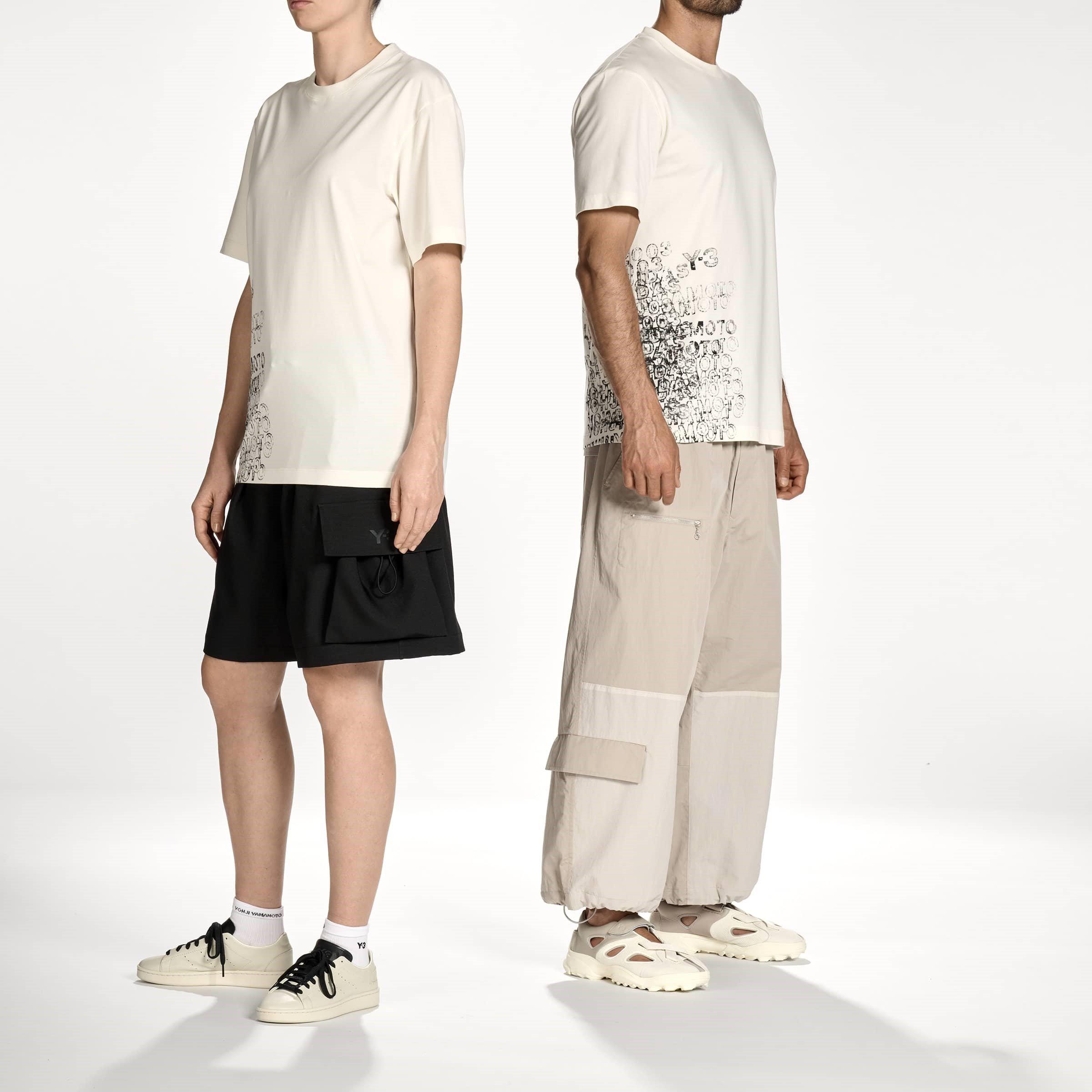 Core White - Y3 - Men's GFX T-Shirt - 7