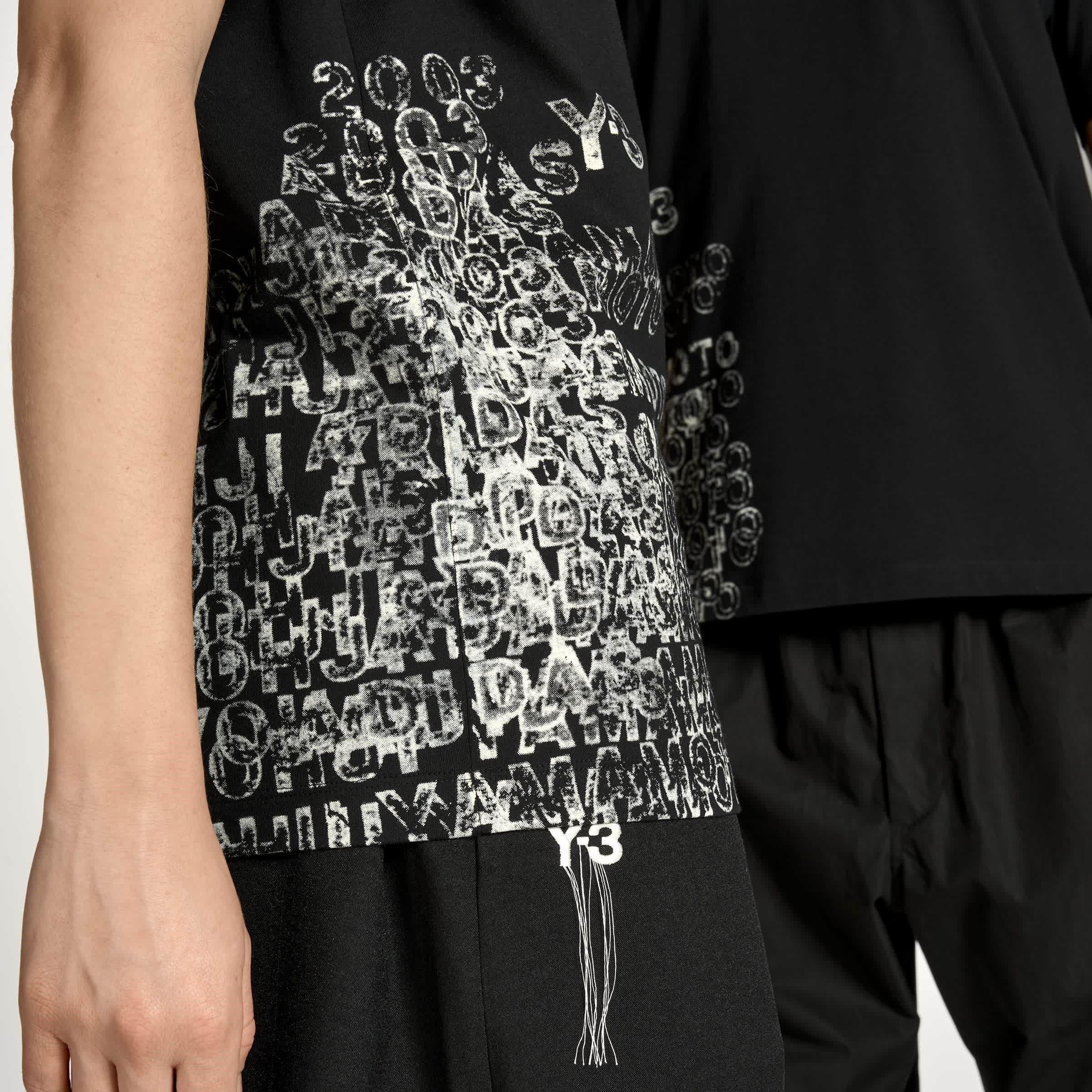 Black - Y3 - Y3 GFX Tee Sn62 - 5