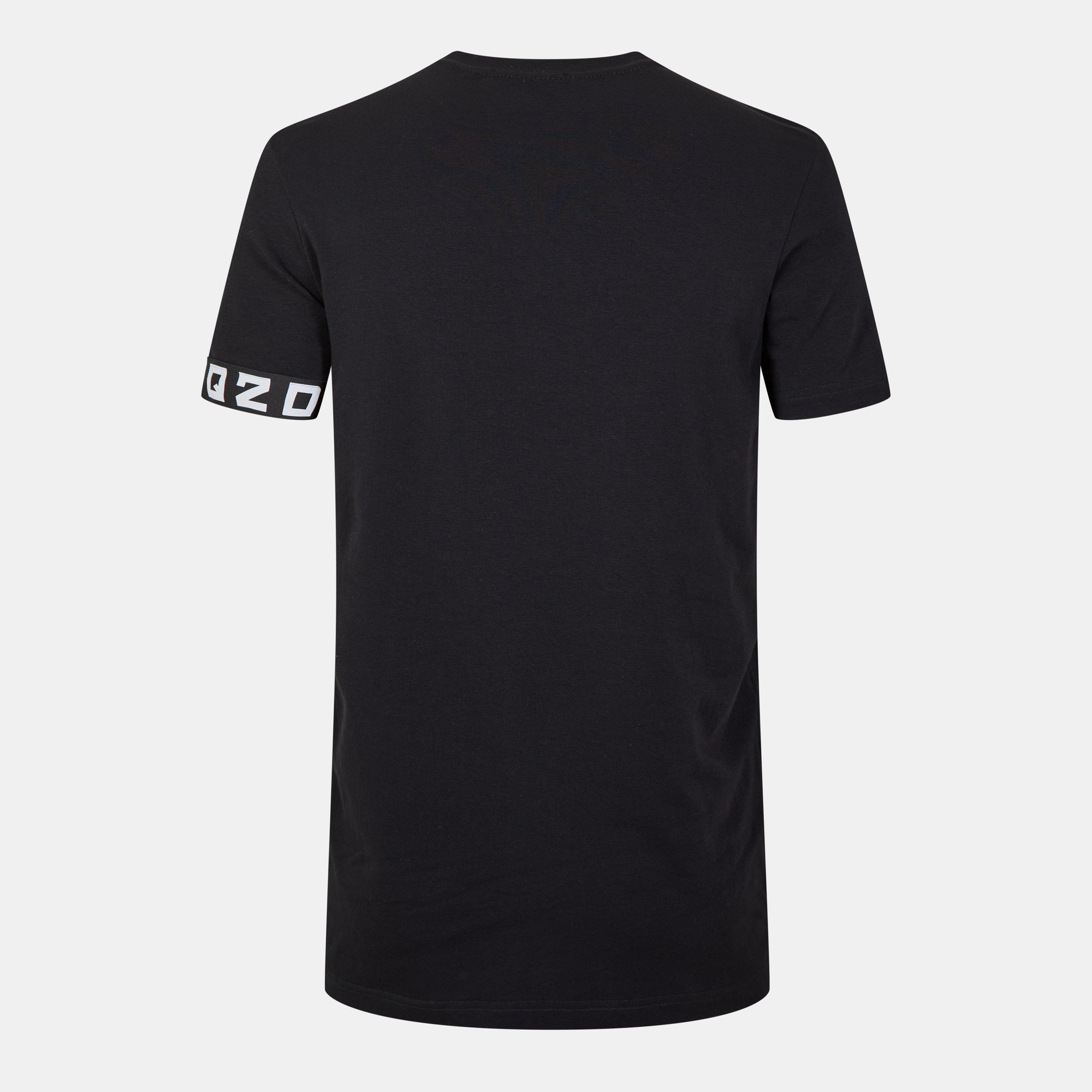 Black - DSquared2 - Tape Logo T-Shirt - 2