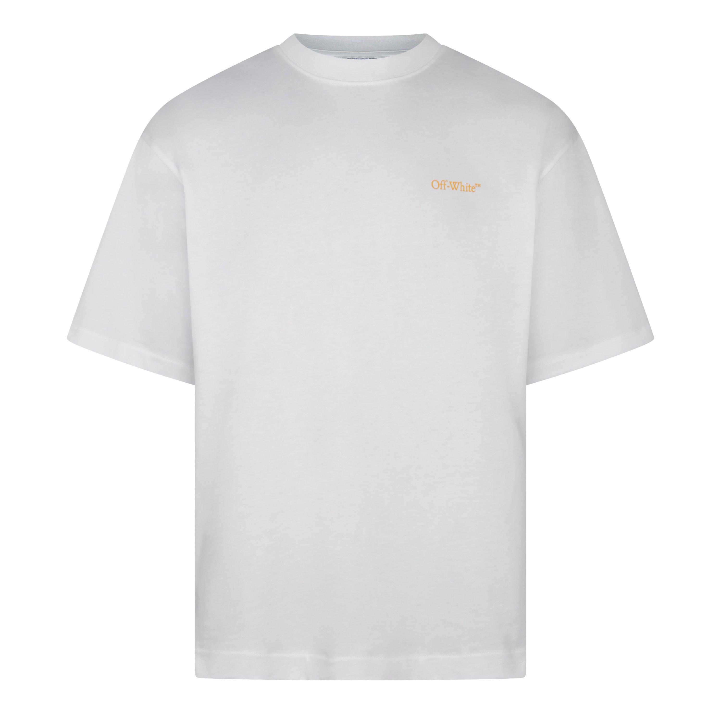 Weiß - Off White - Off White Tape Arrow Skate T- Shirt - 1