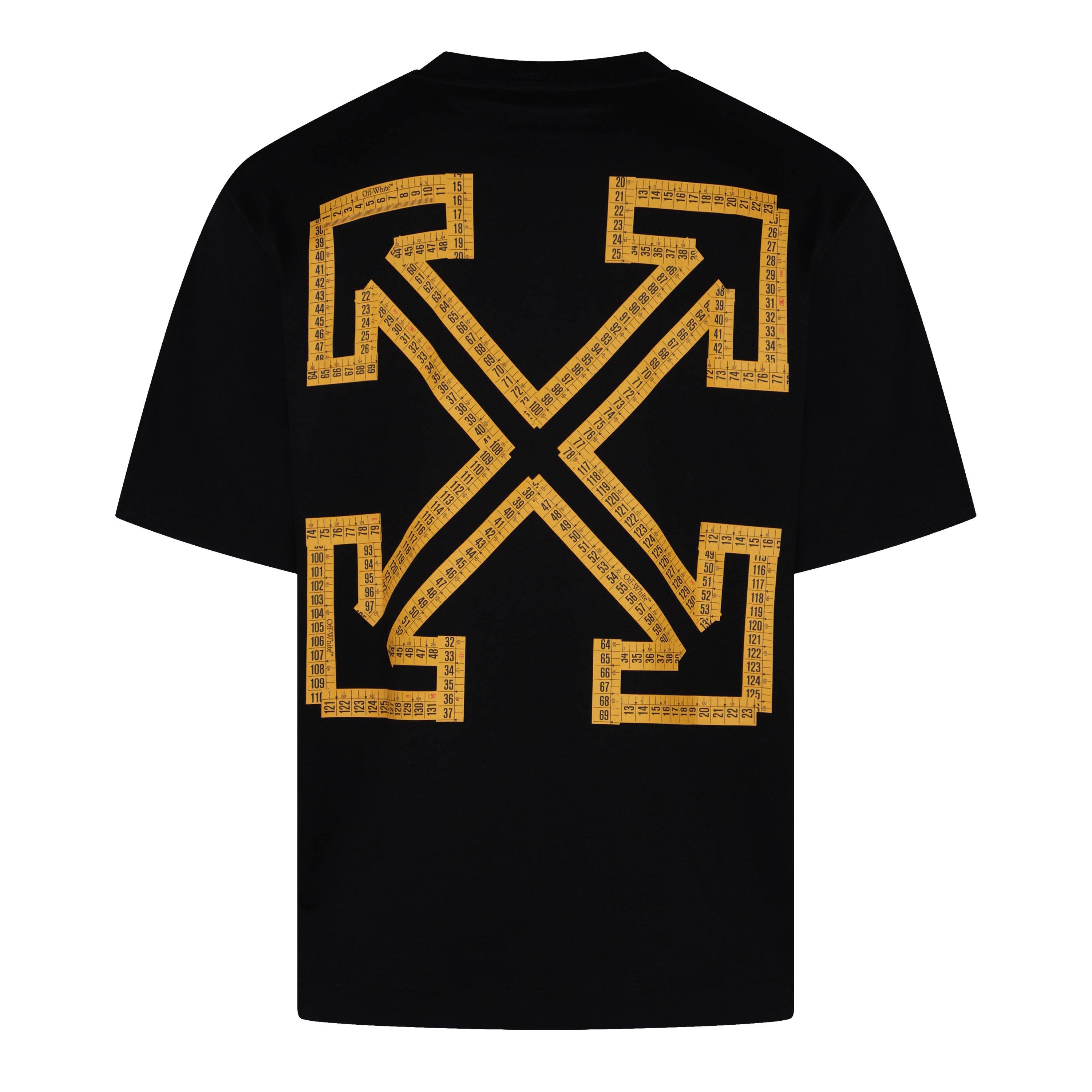 Black - Off White - Off White Tape Arrow Skate T- Shirt - 2