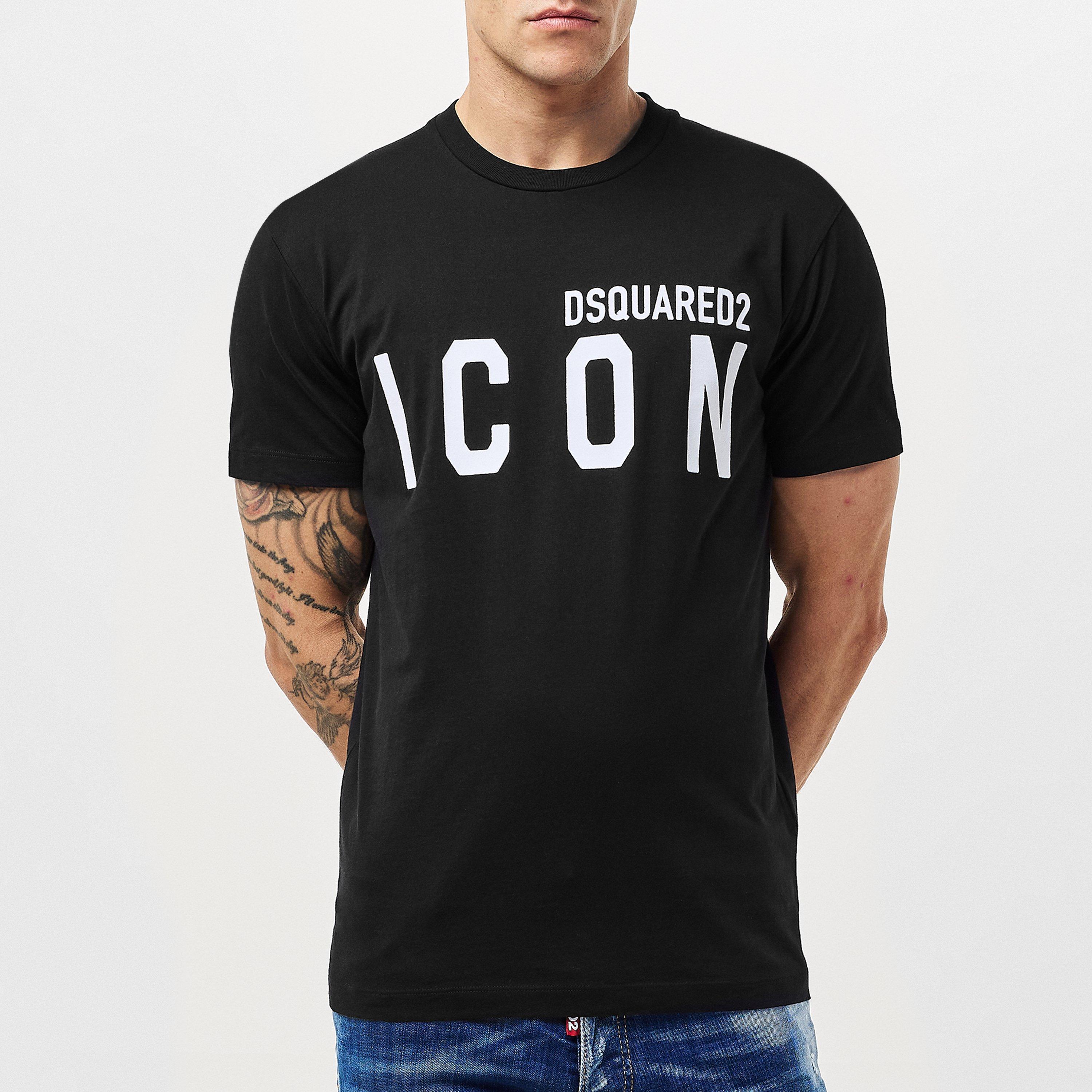 Black - DSquared2 - Icon T-Shirt - 3