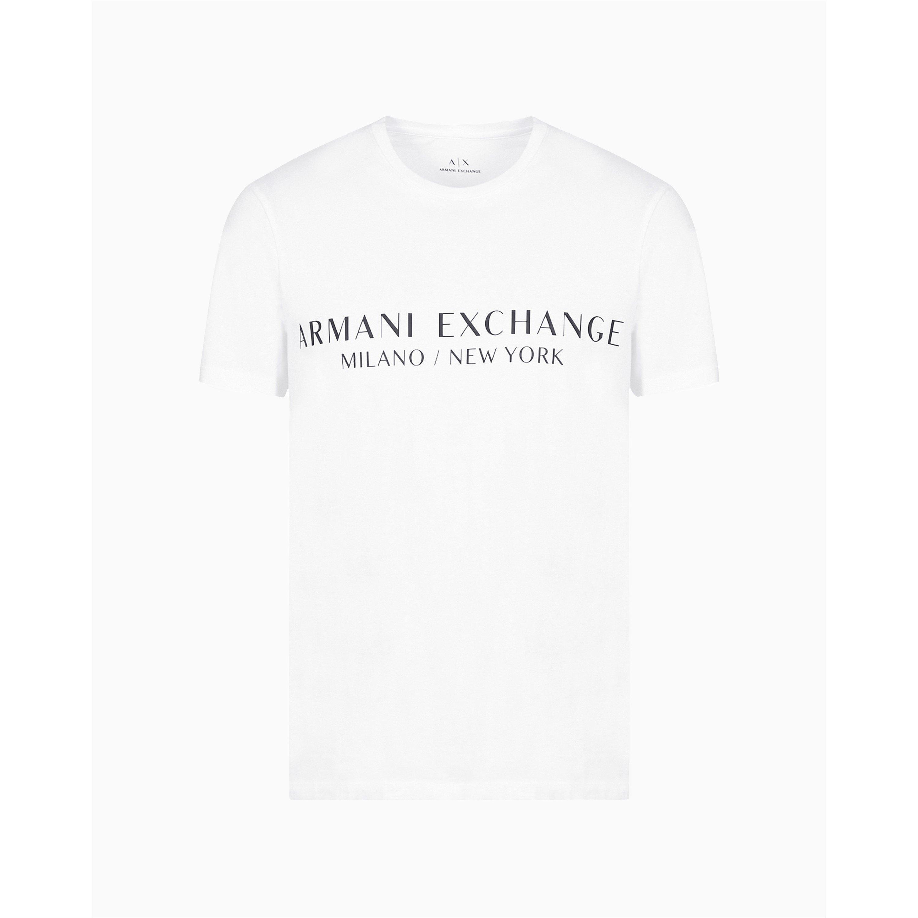 White 1100 - Armani Exchange - Men's Regular Fit T-Shirt - 5
