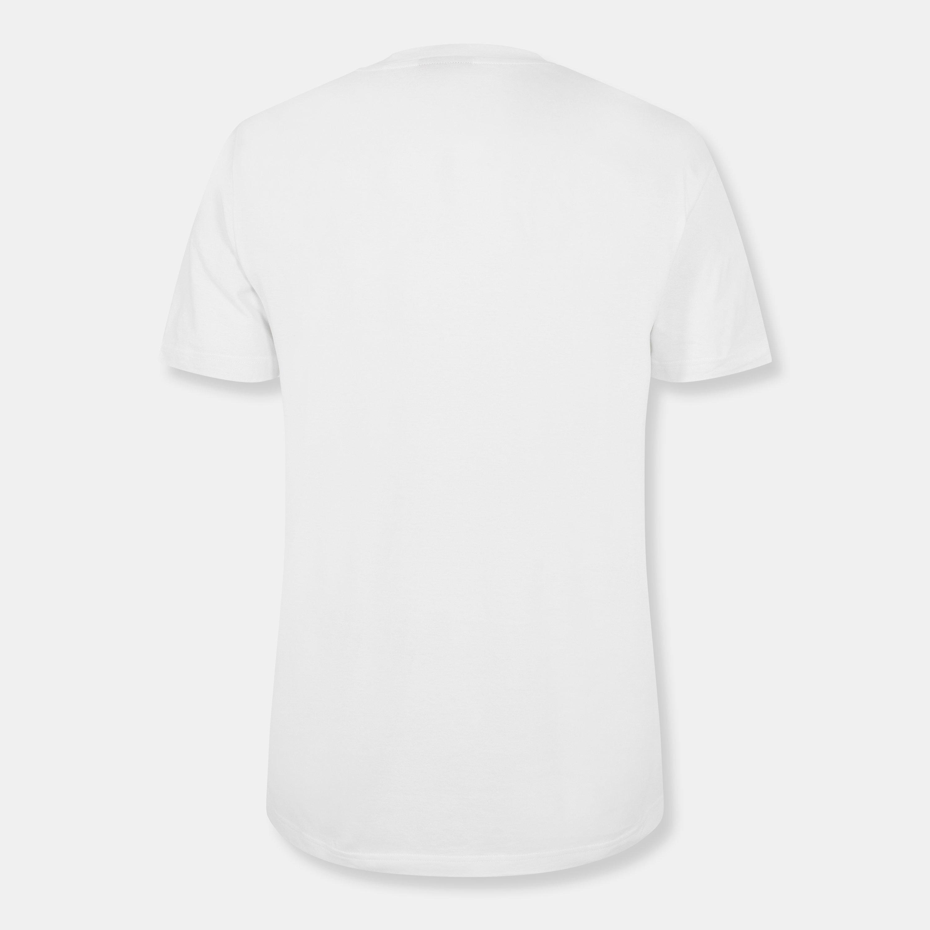 White 102 - Hugo - Mens HUGO Graphic Short Sleeve Top with Logo Detail - 2