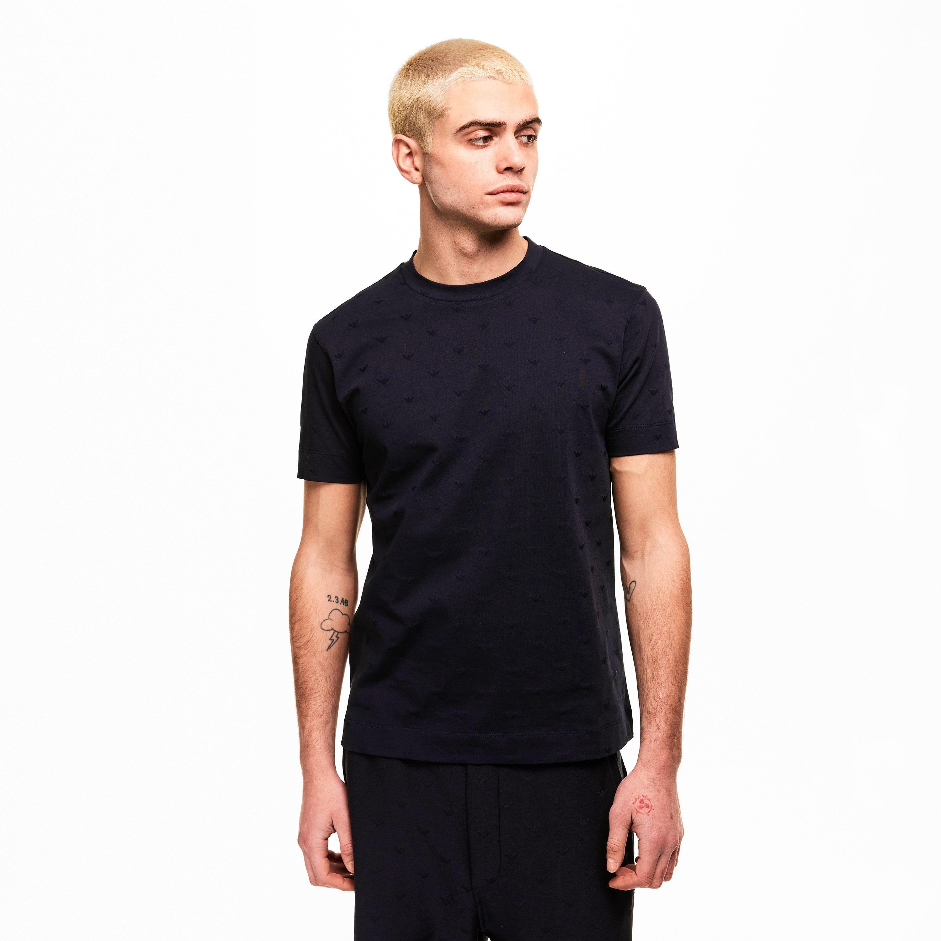 Navy - Emporio Armani - T-SHIRT - 3