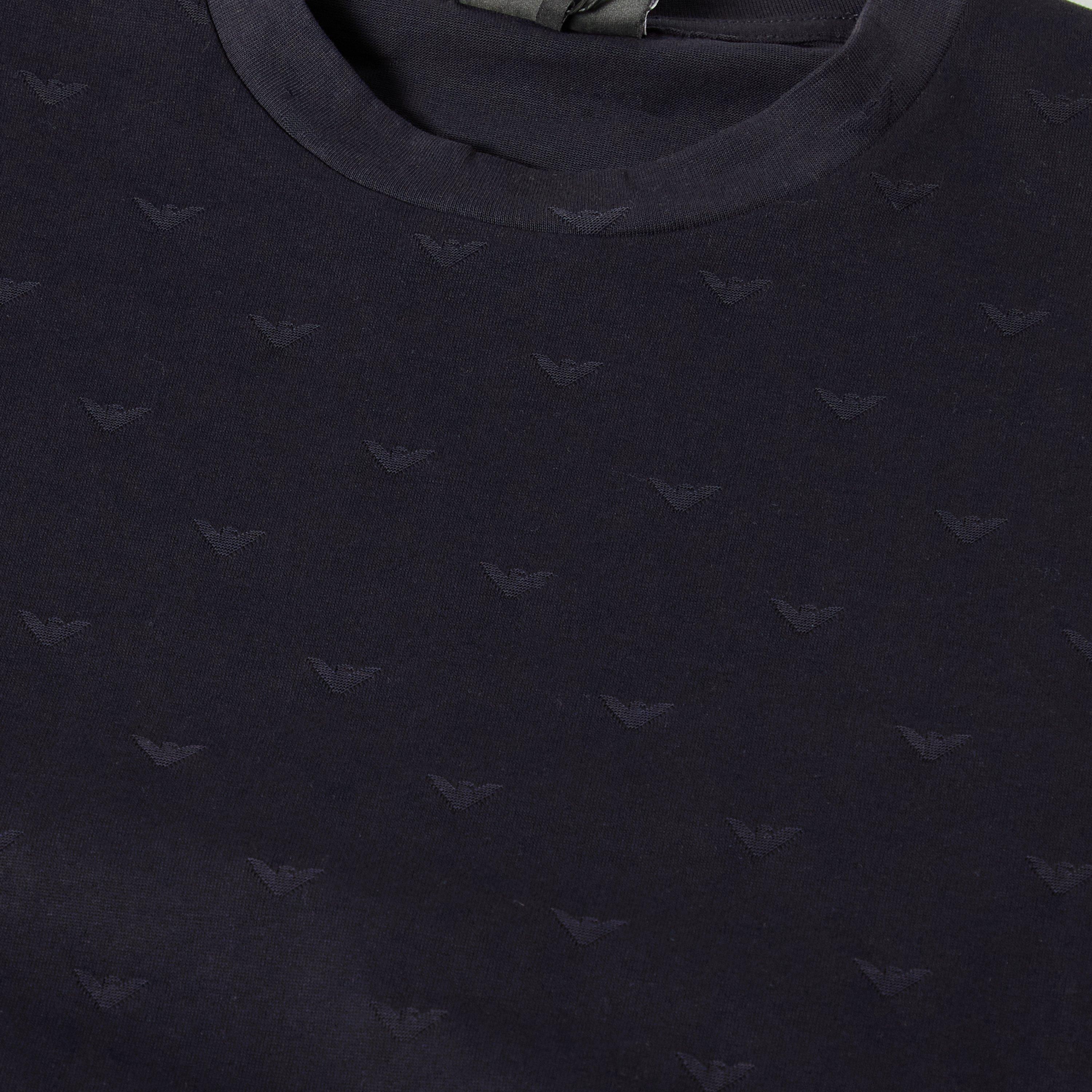 Navy - Emporio Armani - Men's T-Shirt - 5