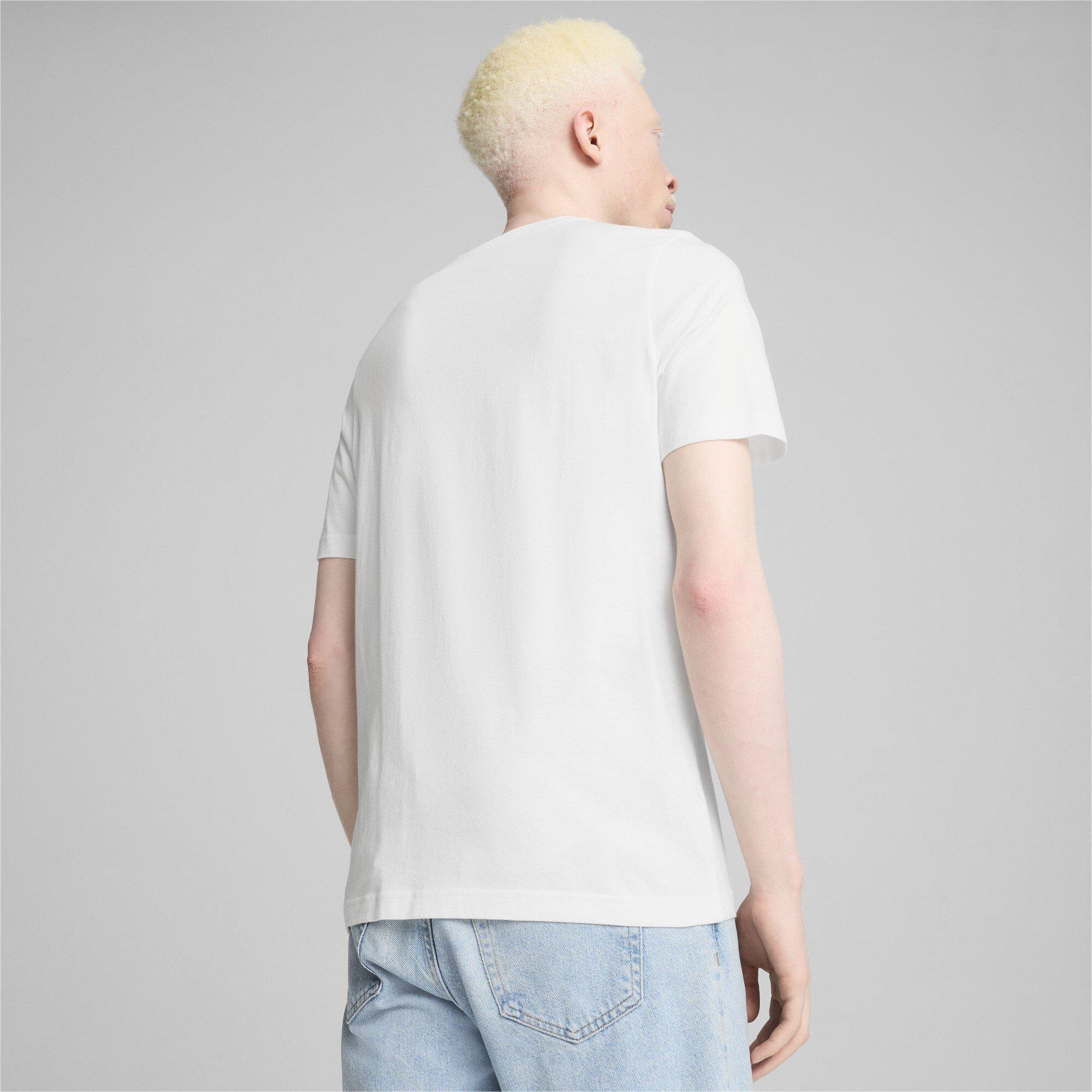 Puma Hvid - Puma - Logo Regular Fit T-Shirt - 3