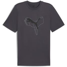 Puma Puma Ess+ Logo Lab Cat Tee T-Shirt Mens