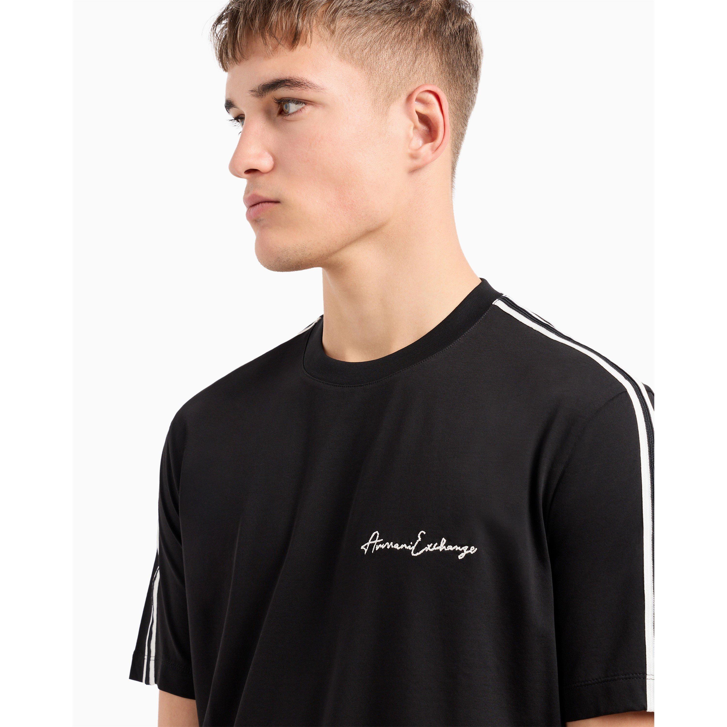 Black 1200 - Armani Exchange - Men's T-Shirt - 4