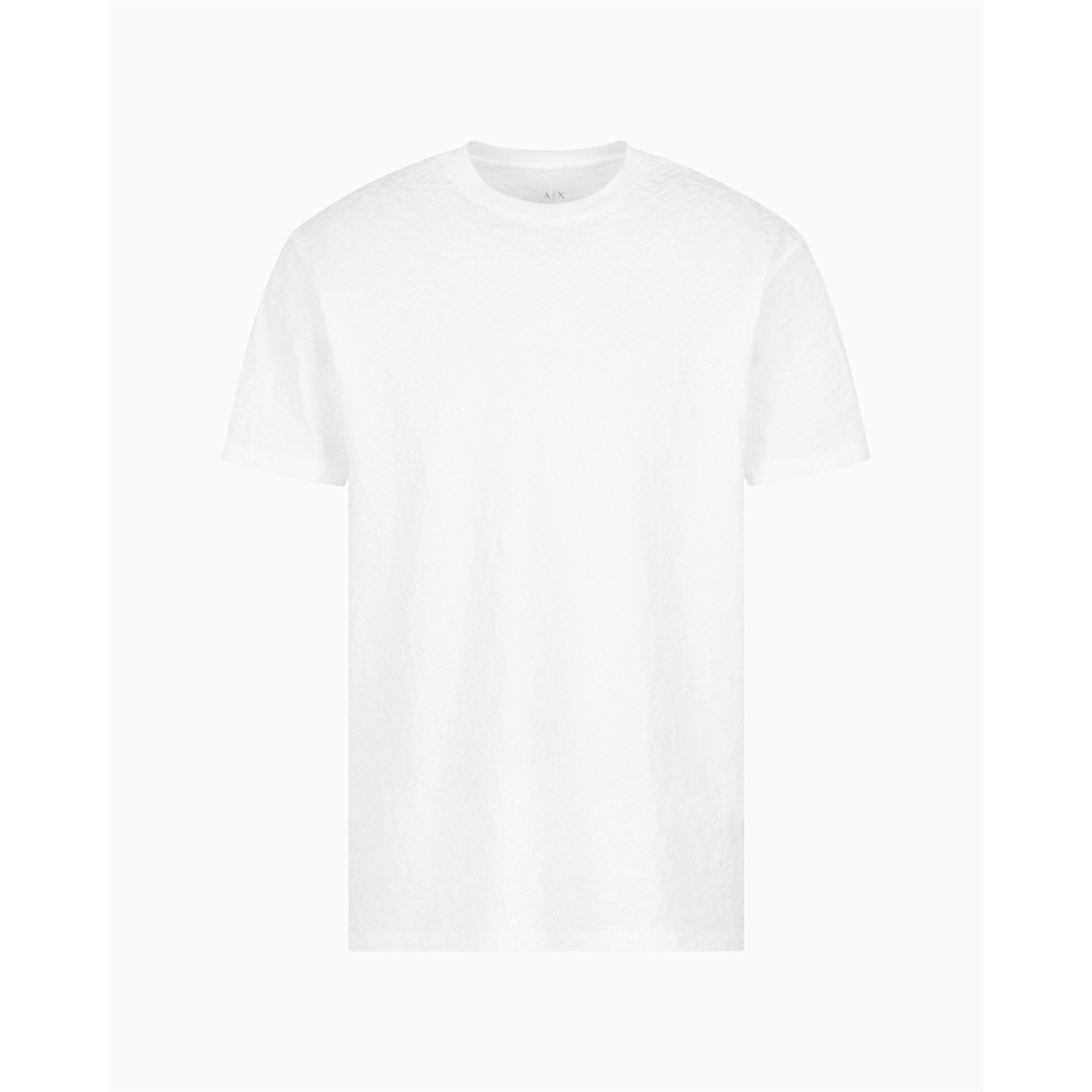 Off White F0015 - Armani Exchange - Men's Regular Fit T-Shirt - 1