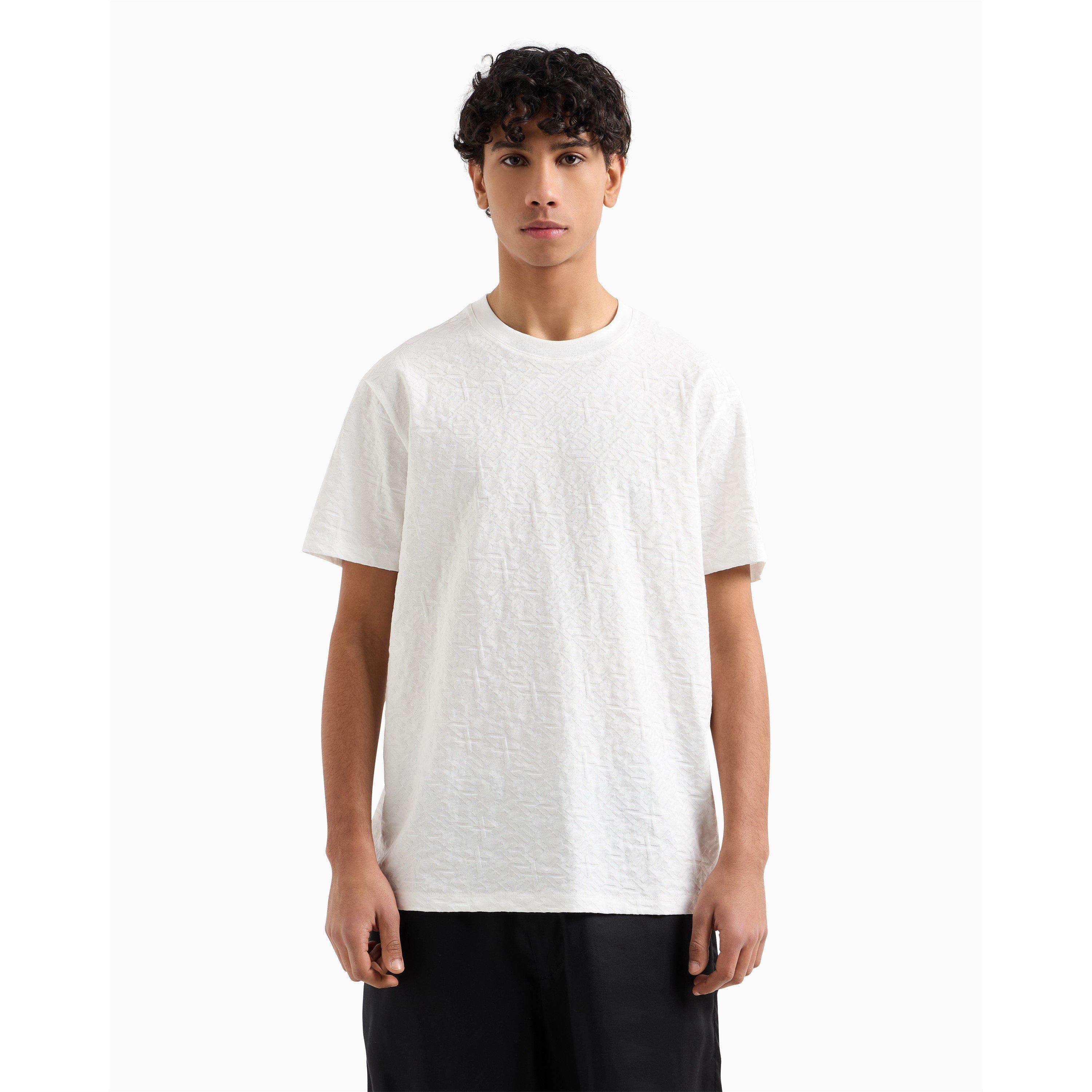 Off White F0015 - Armani Exchange - Men's Regular Fit T-Shirt - 2