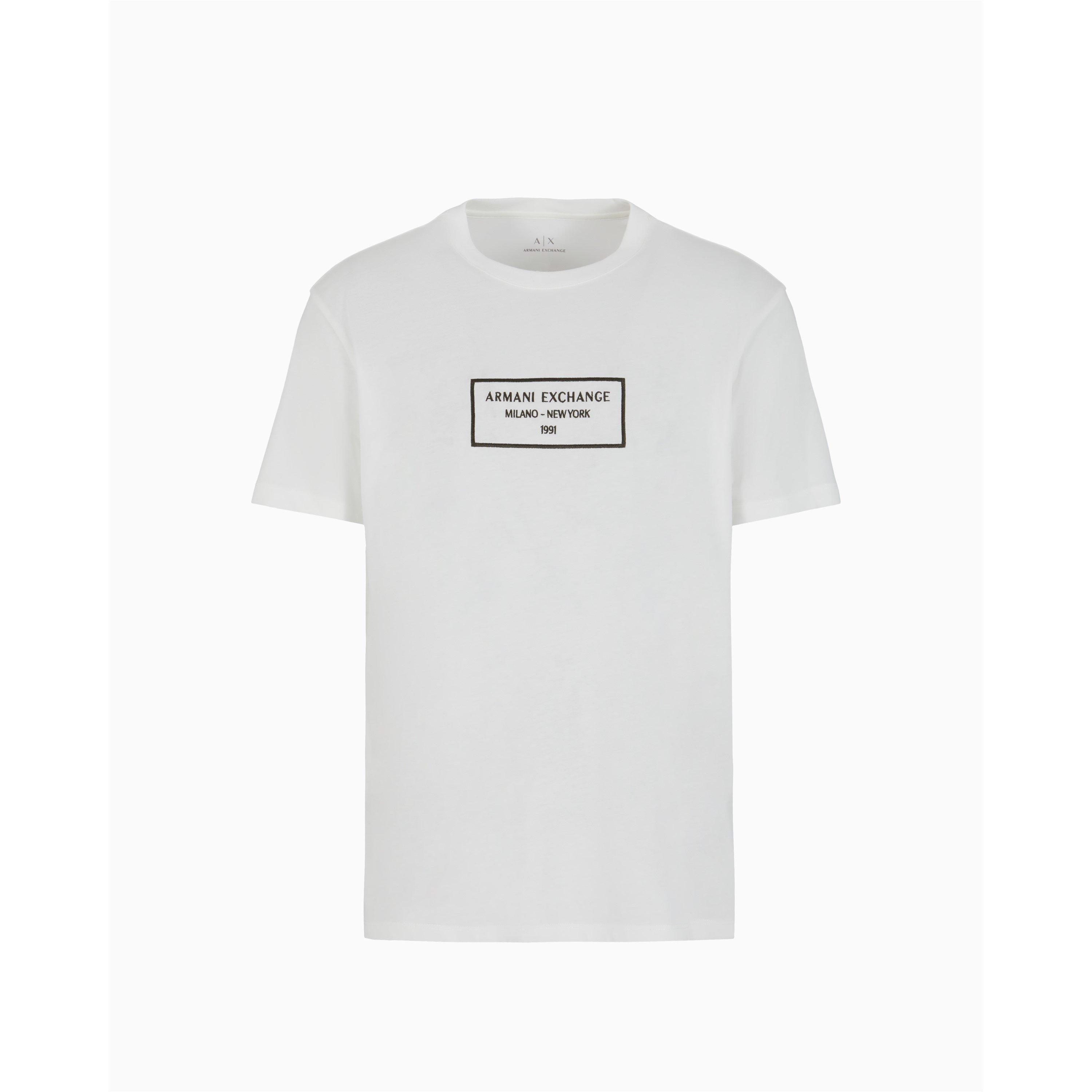 Off White U0009 - Armani Exchange - Men's Regular Fit T-Shirt - 2