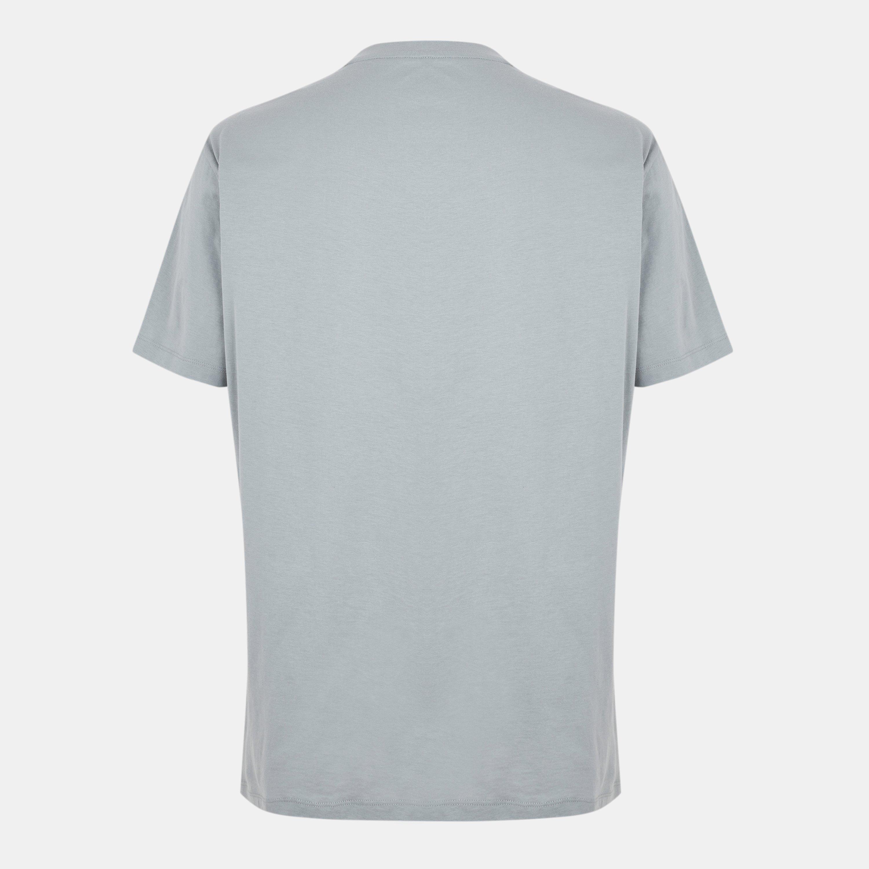 Neut Gray U8051 - Armani Exchange - Embossed Logo T-Shirt - 2