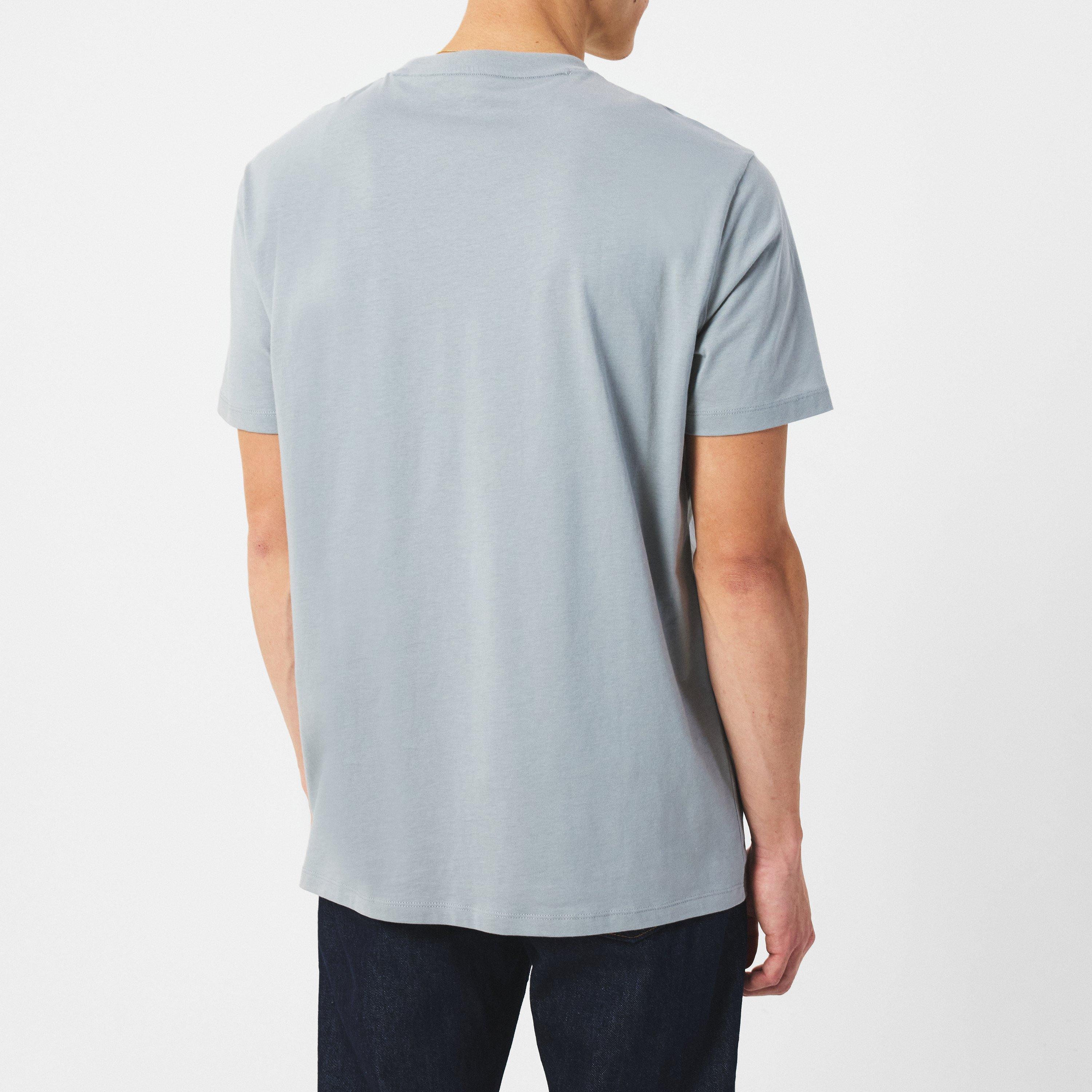 Neut Gray U8051 - Armani Exchange - Embossed Logo T-Shirt - 4