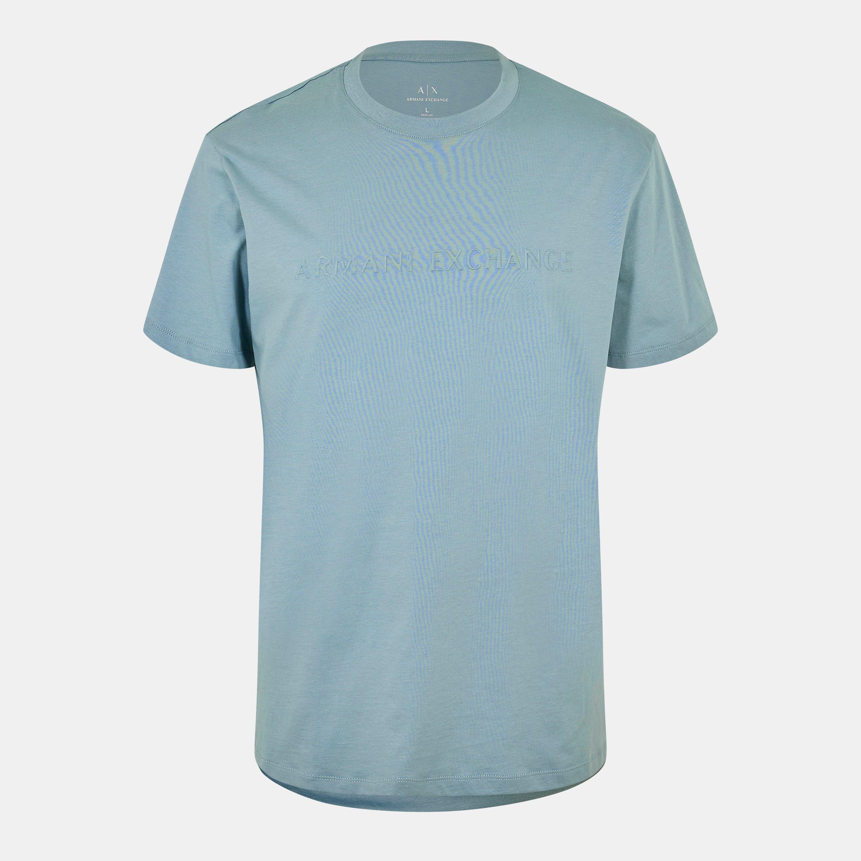 Armani Exchange Men's Embossed Logo T-Shirt - Lead U9212 - 2XL