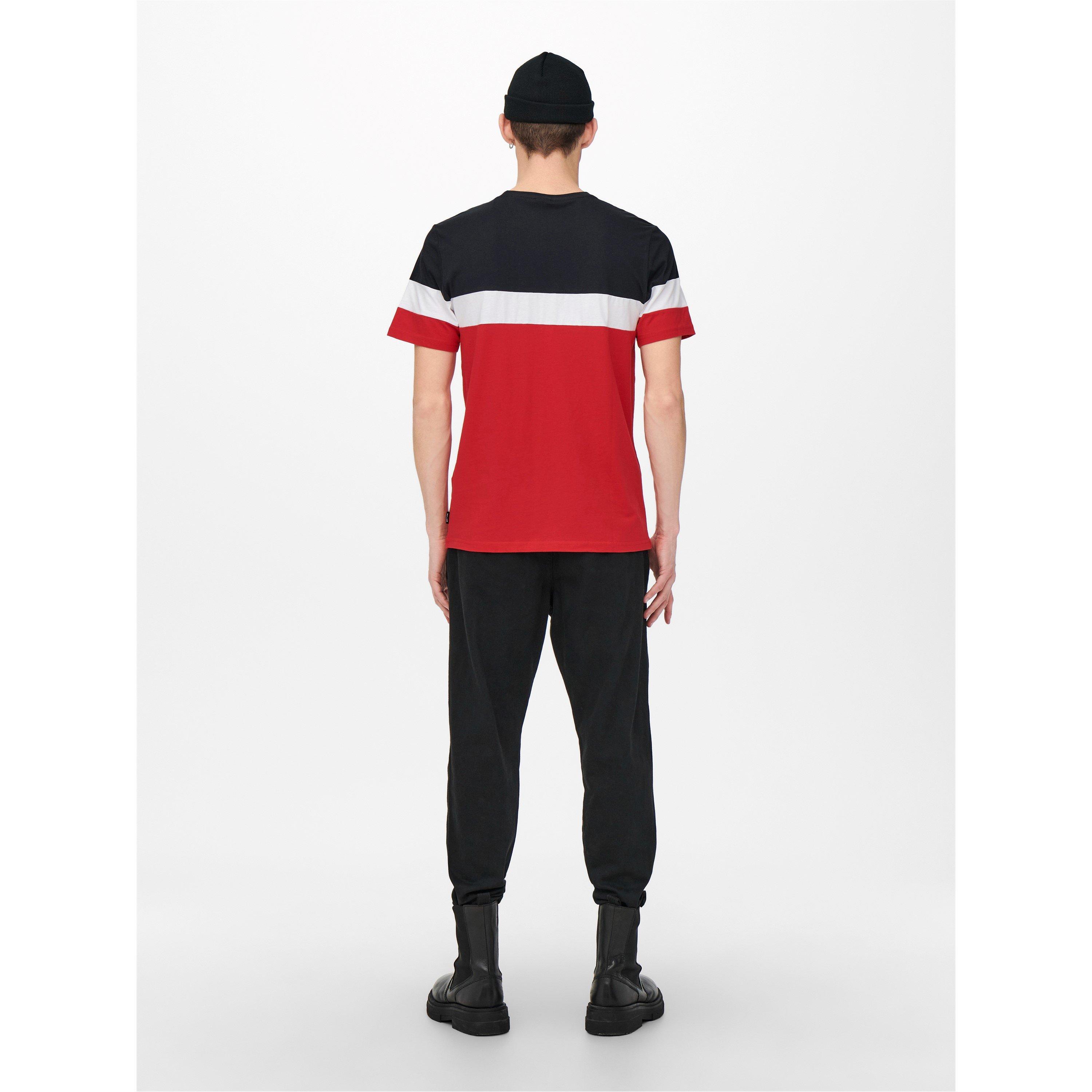 Dark Navy - Only - Regular Fit T-Shirt - 5