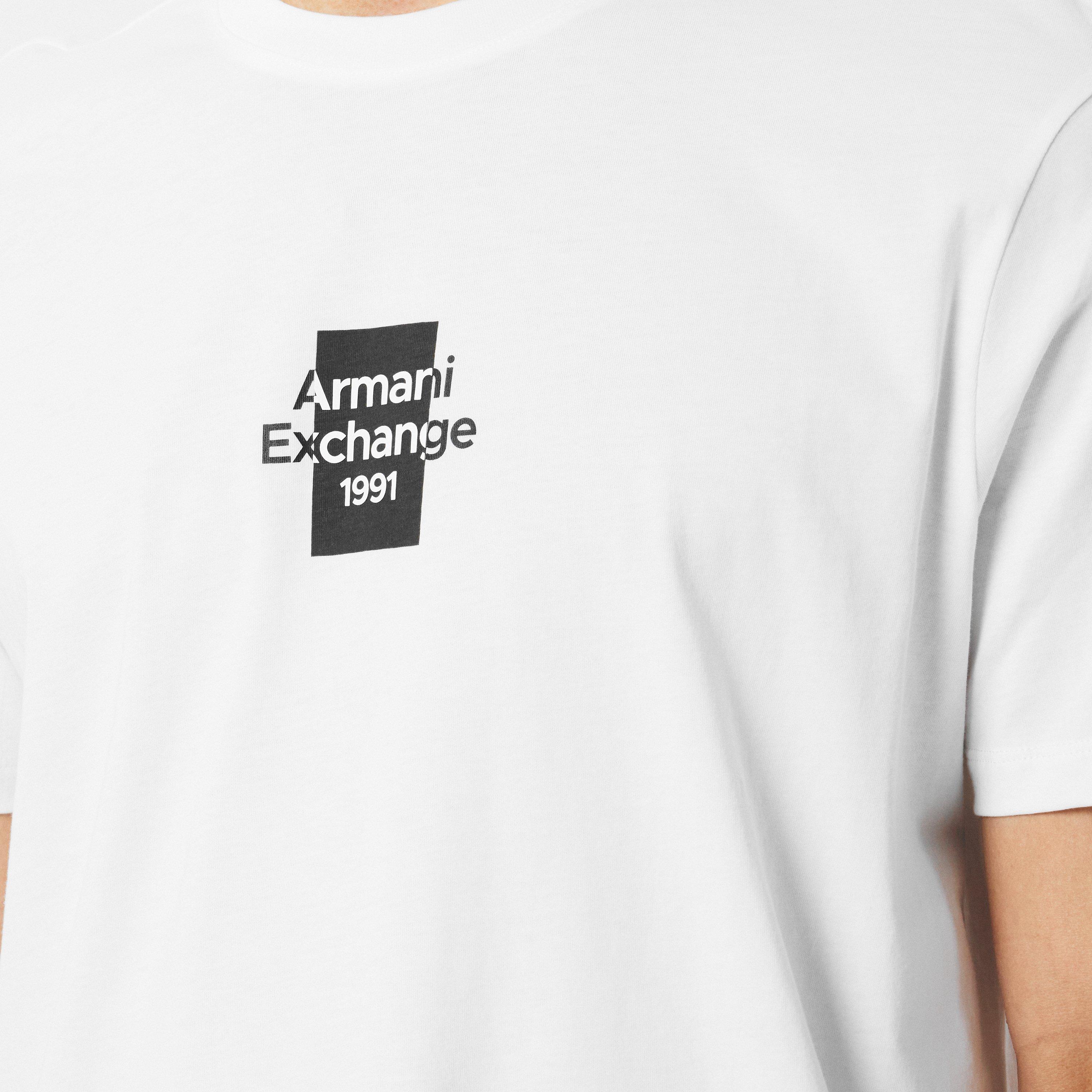 Off White U0009 - Armani Exchange - Men's Regular Fit T-Shirt - 5