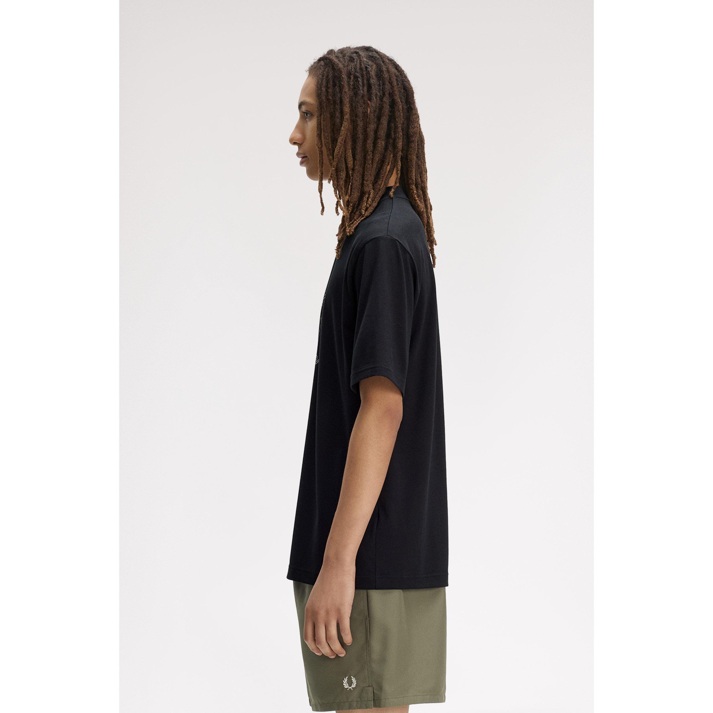 Black 102 - Fred Perry - Men's T-Shirt - 4