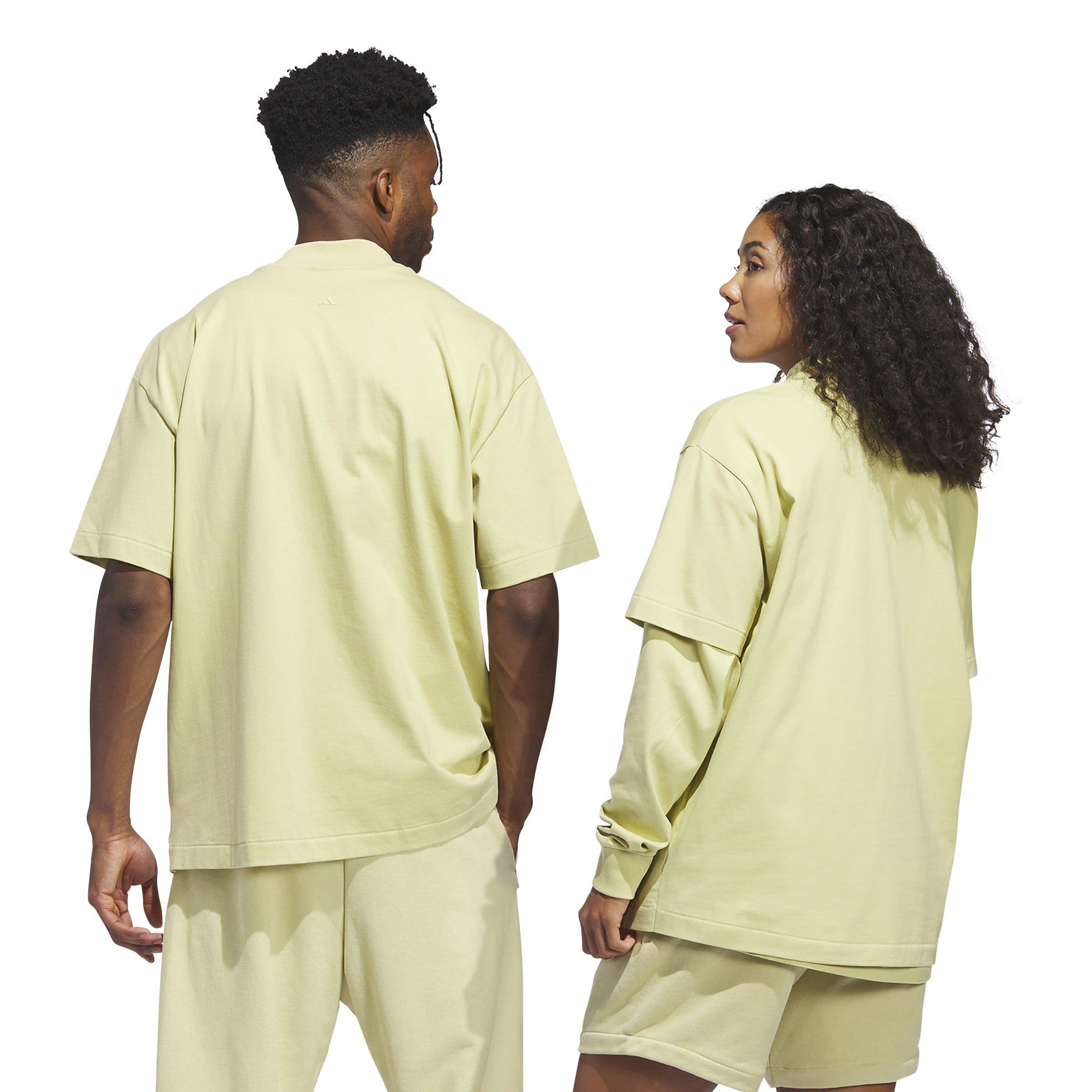 Jaune - adidas - Basketball T-Shirt Mens - 7