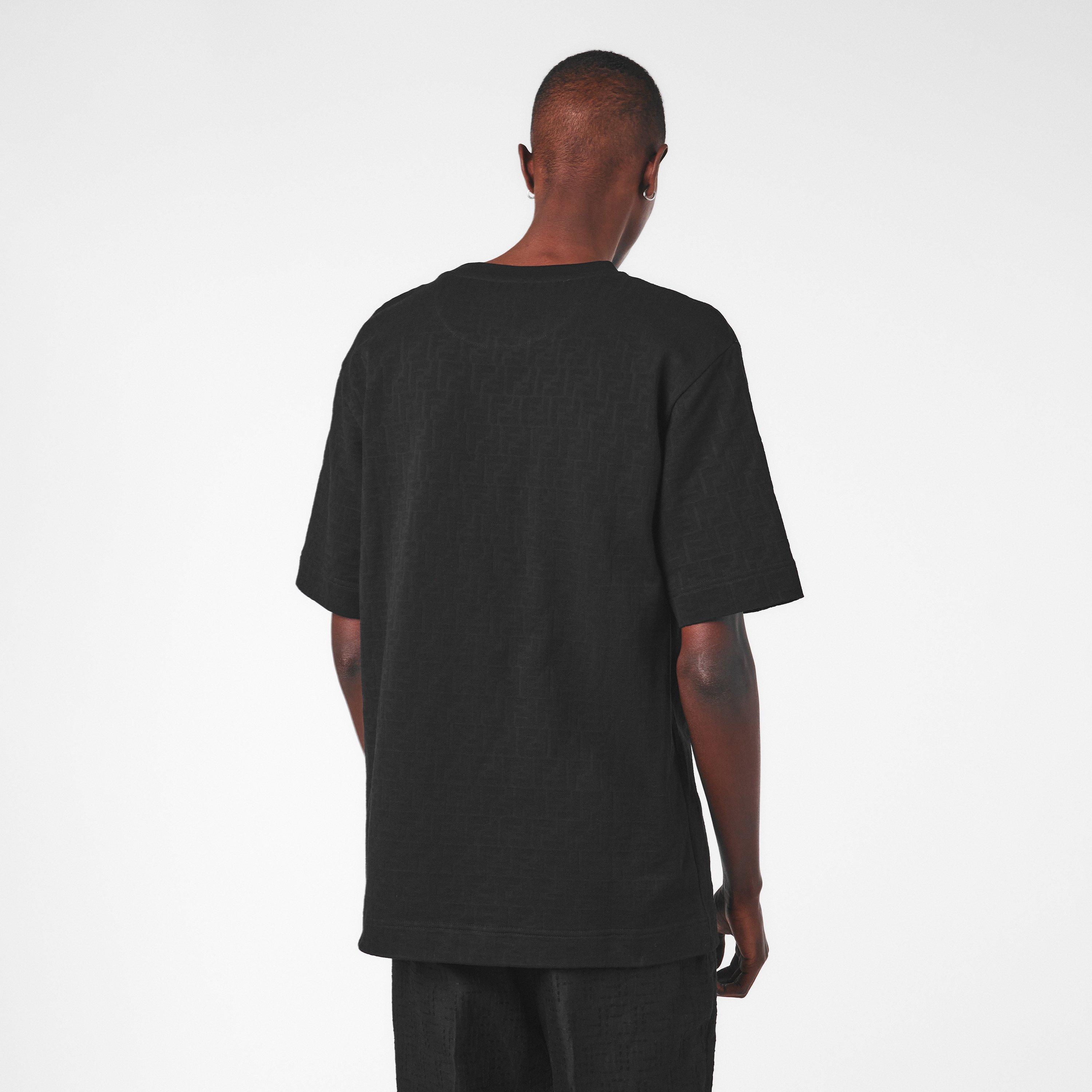 Black - Fendi - Mens Monogram FF T-Shirt - 4