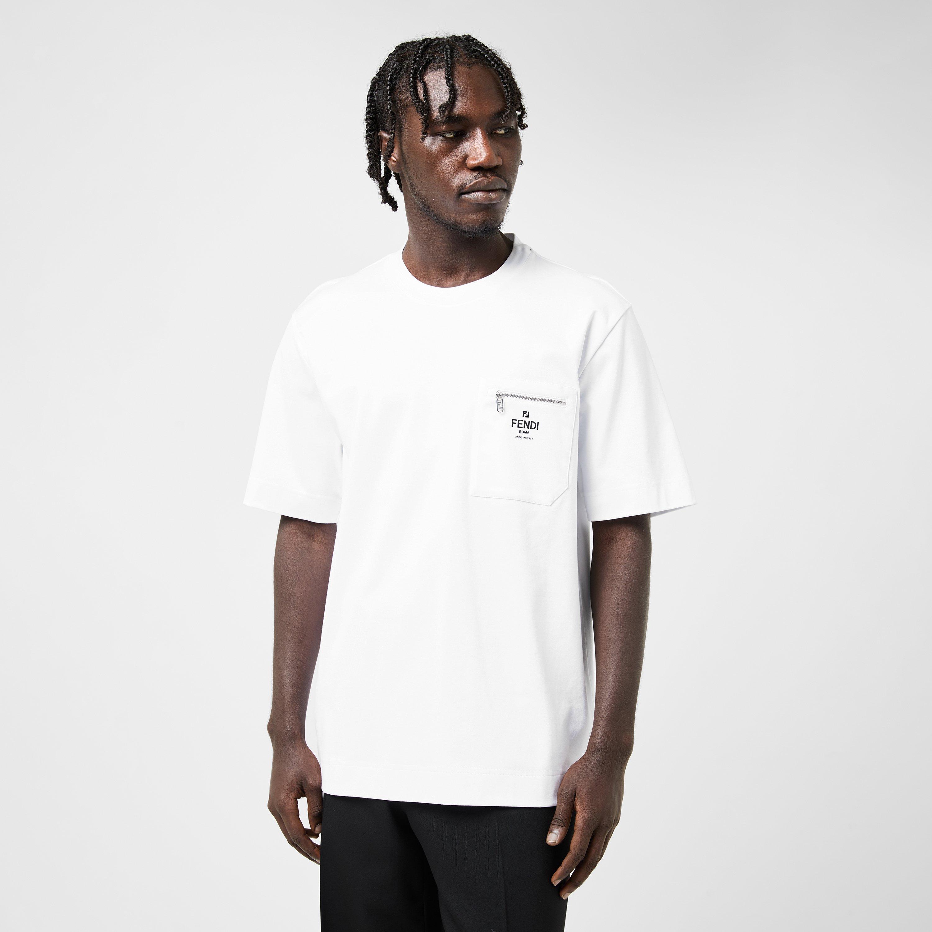 White - Fendi - Men's T-Shirt - 3