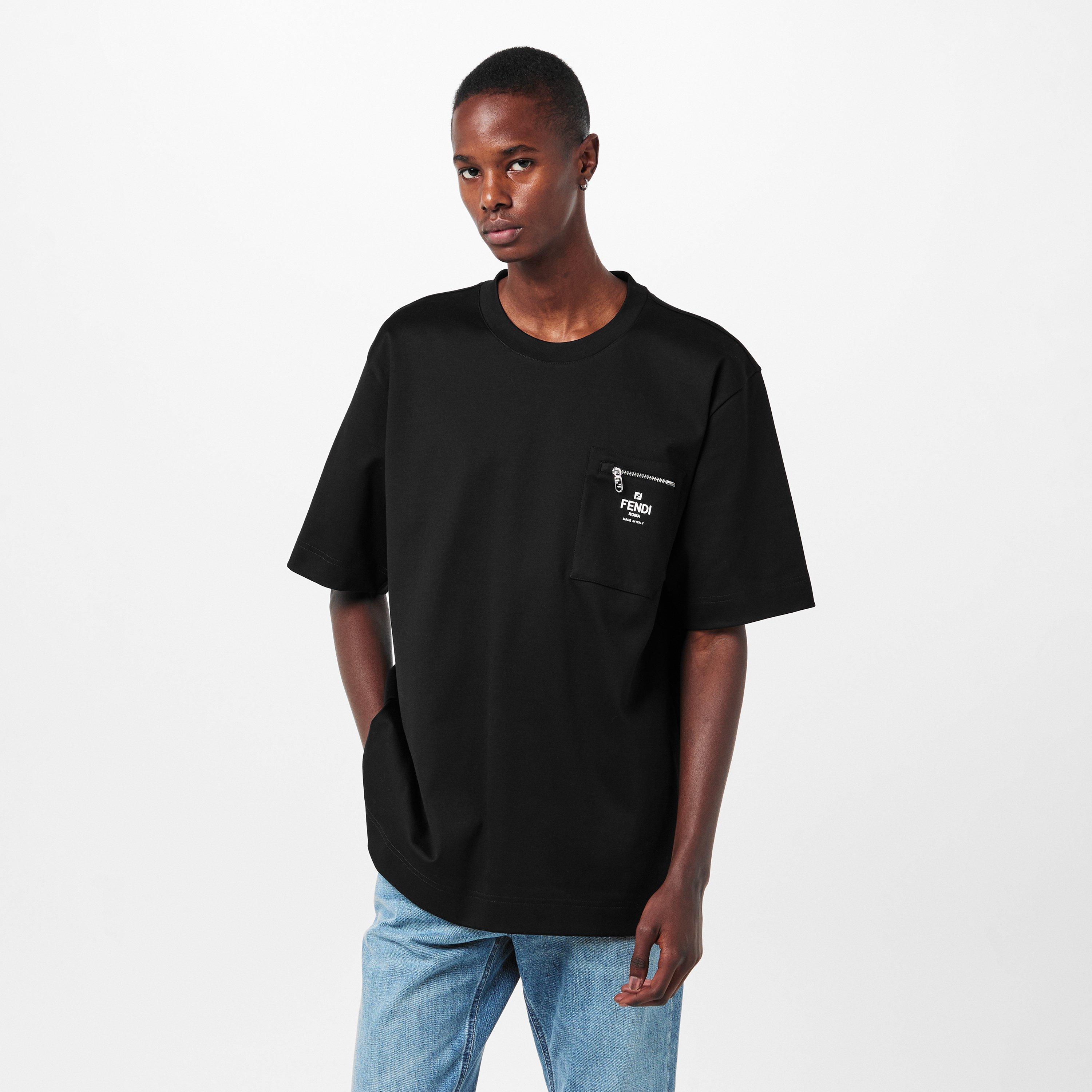 Black - Fendi - Men's T-Shirt - 3