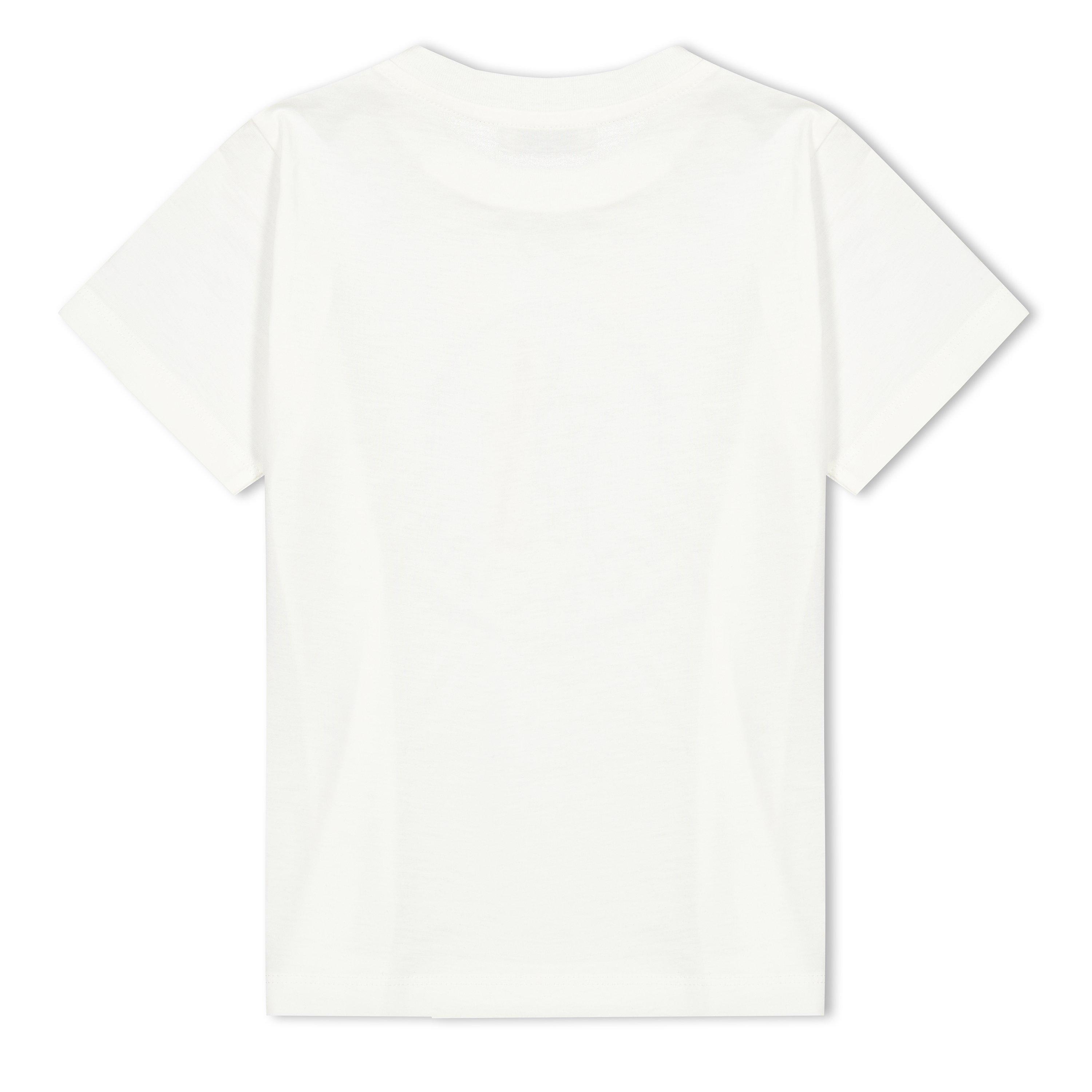 White 034 - Moncler - Scribble Logo T-Shirt Juniors - 2