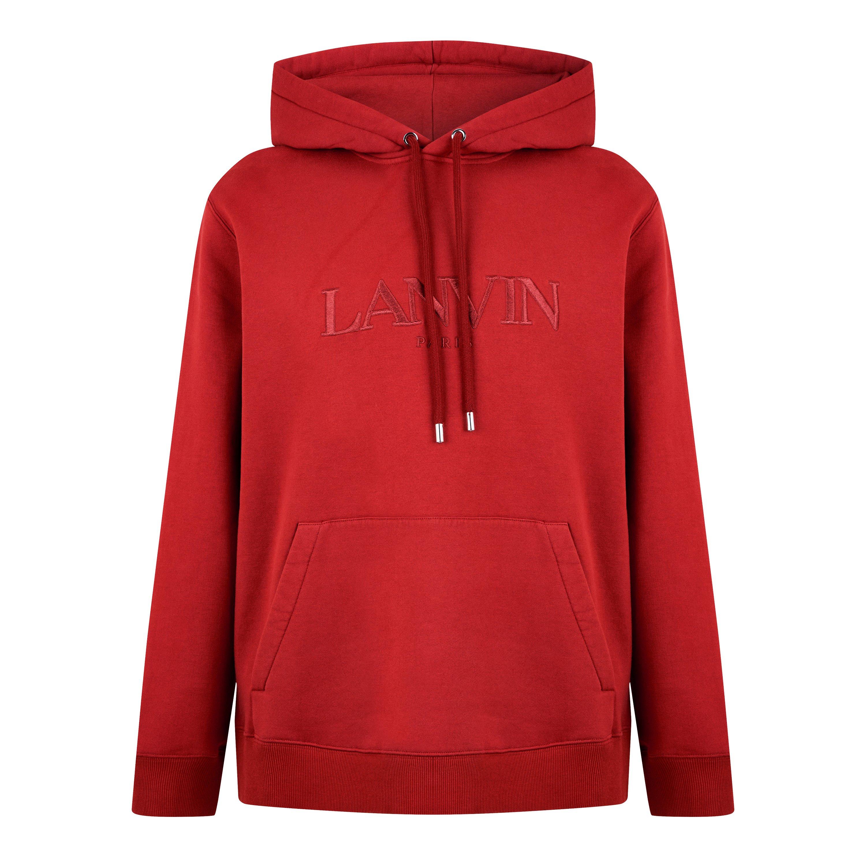 Lanvin | Embroidered Logo Hoodie | Regular Fit T-Shirts