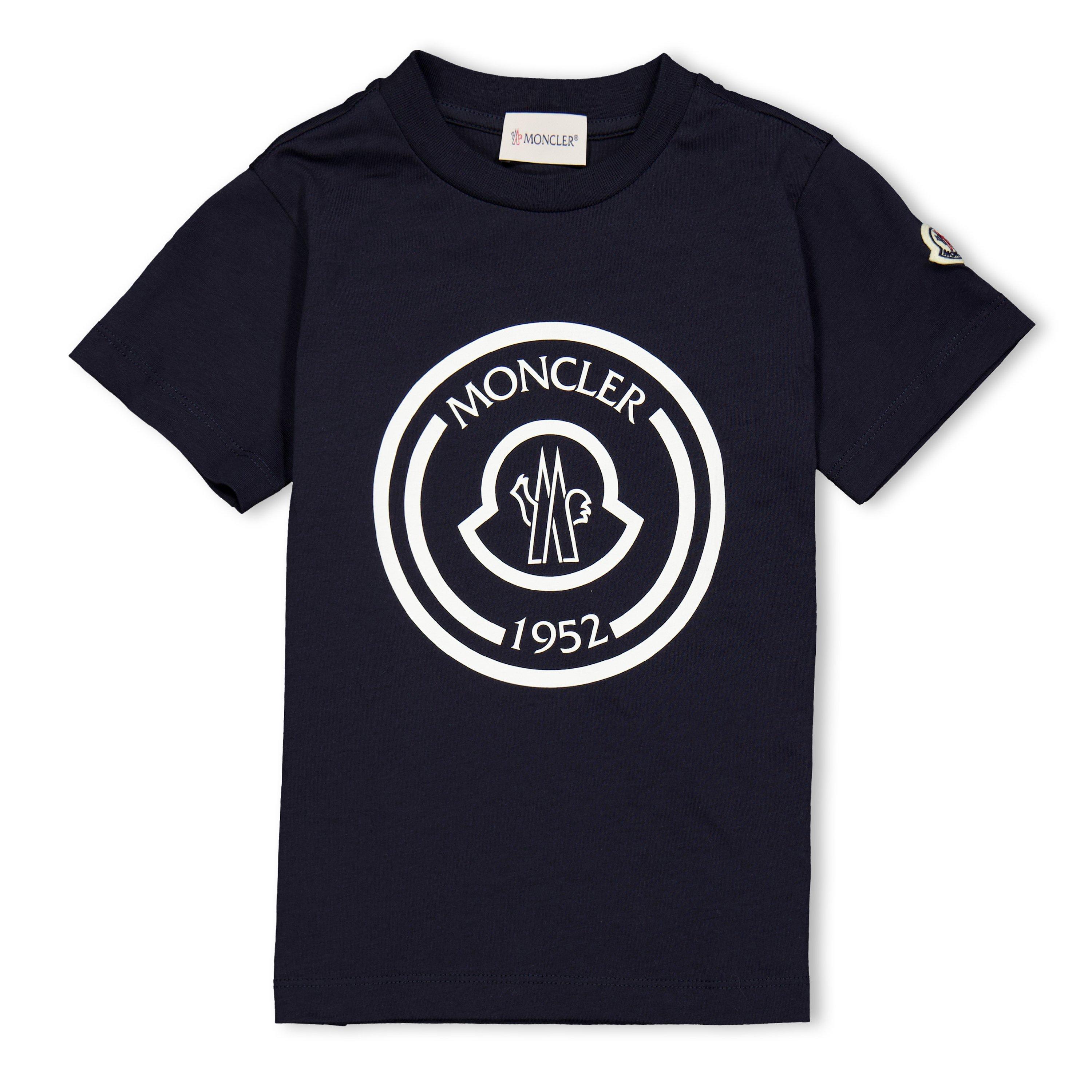 Navy 778 - Moncler - Kids' Regular Fit T-Shirt - 1