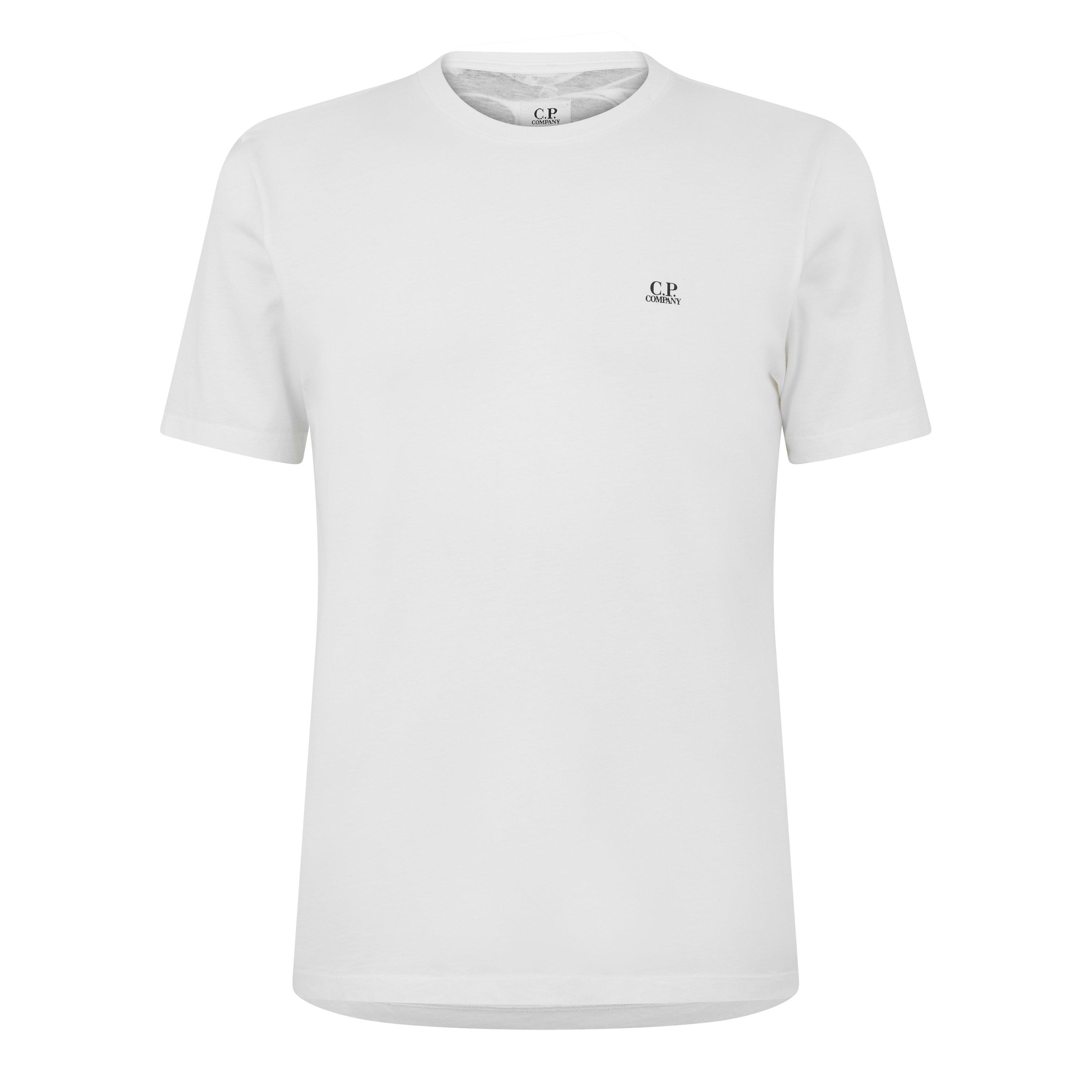 Gauze White 103 - CP Company - Men's Regular Fit Goggle Print T-Shirt - 7