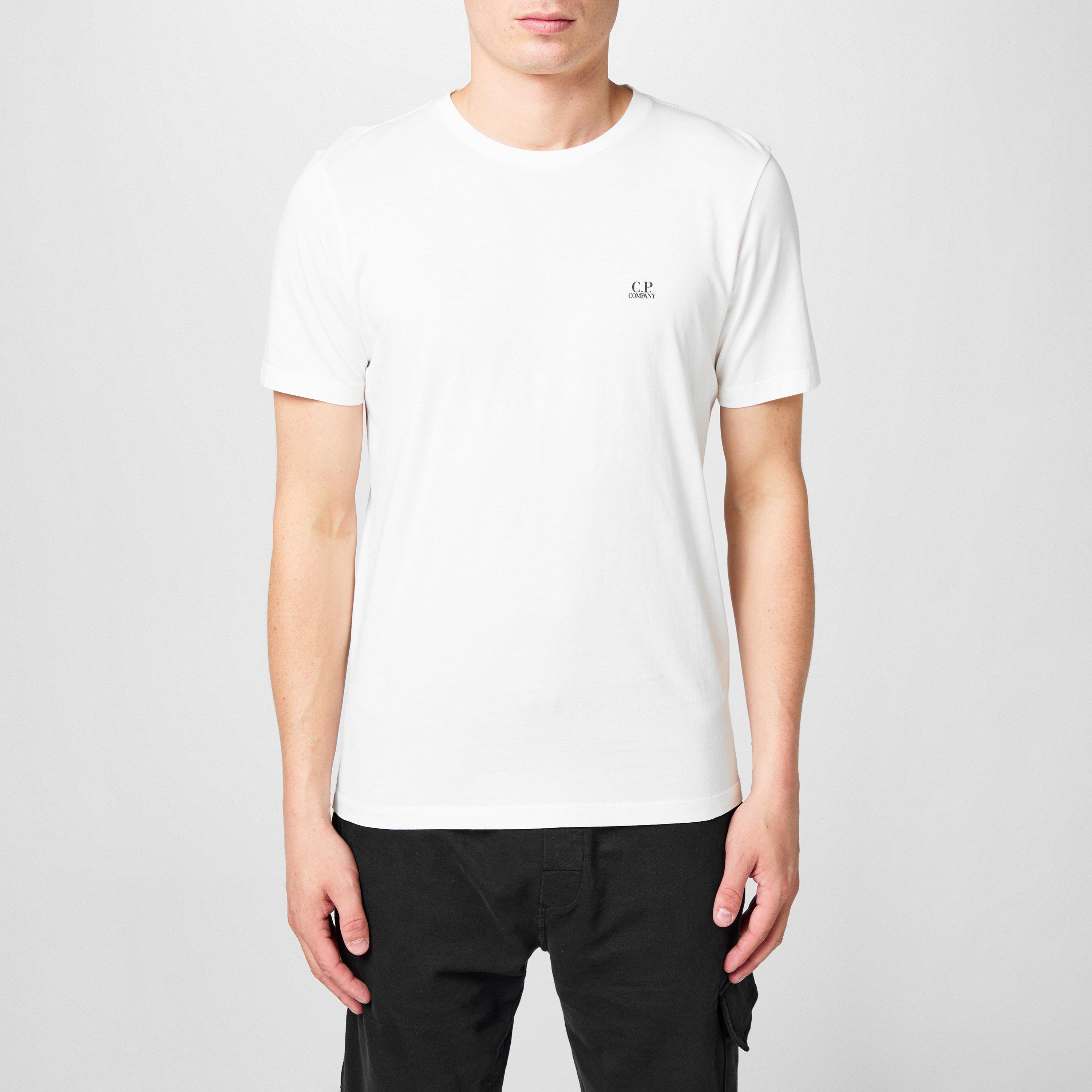 Gauze White 103 - CP Company - Men's Regular Fit Goggle Print T-Shirt - 3