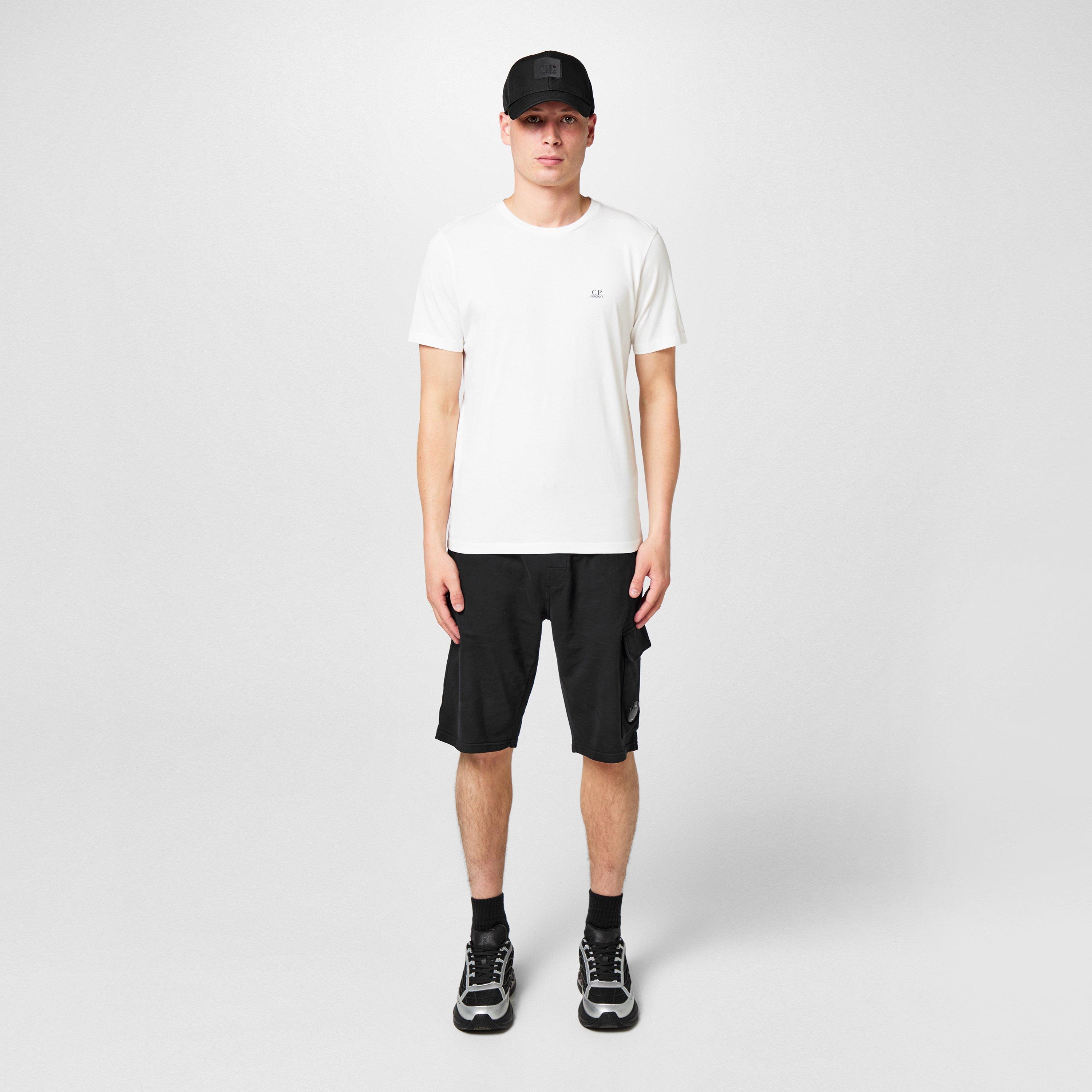 Gauze White 103 - CP Company - Men's Regular Fit Goggle Print T-Shirt - 5