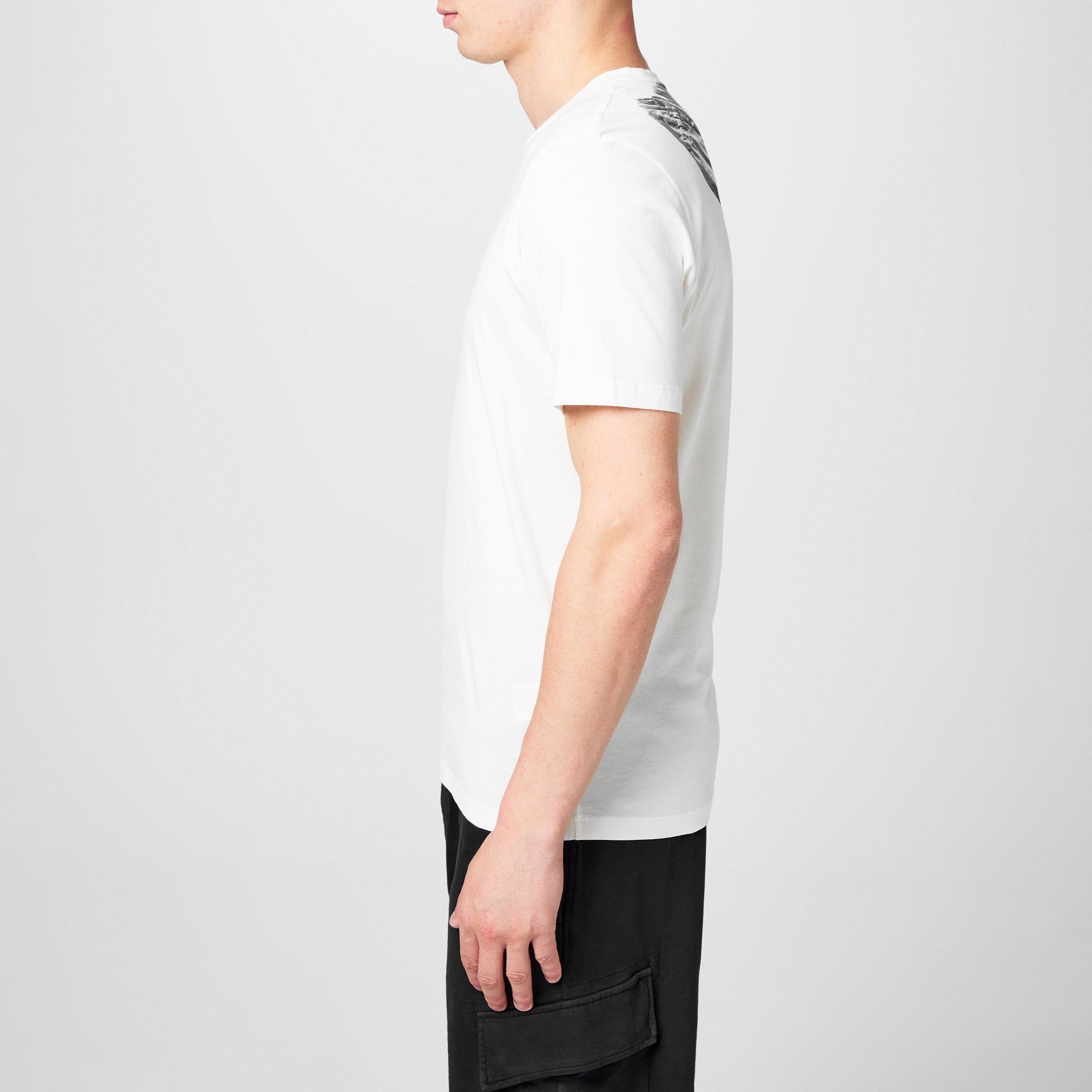 Gauze White 103 - CP Company - Men's Regular Fit Goggle Print T-Shirt - 6