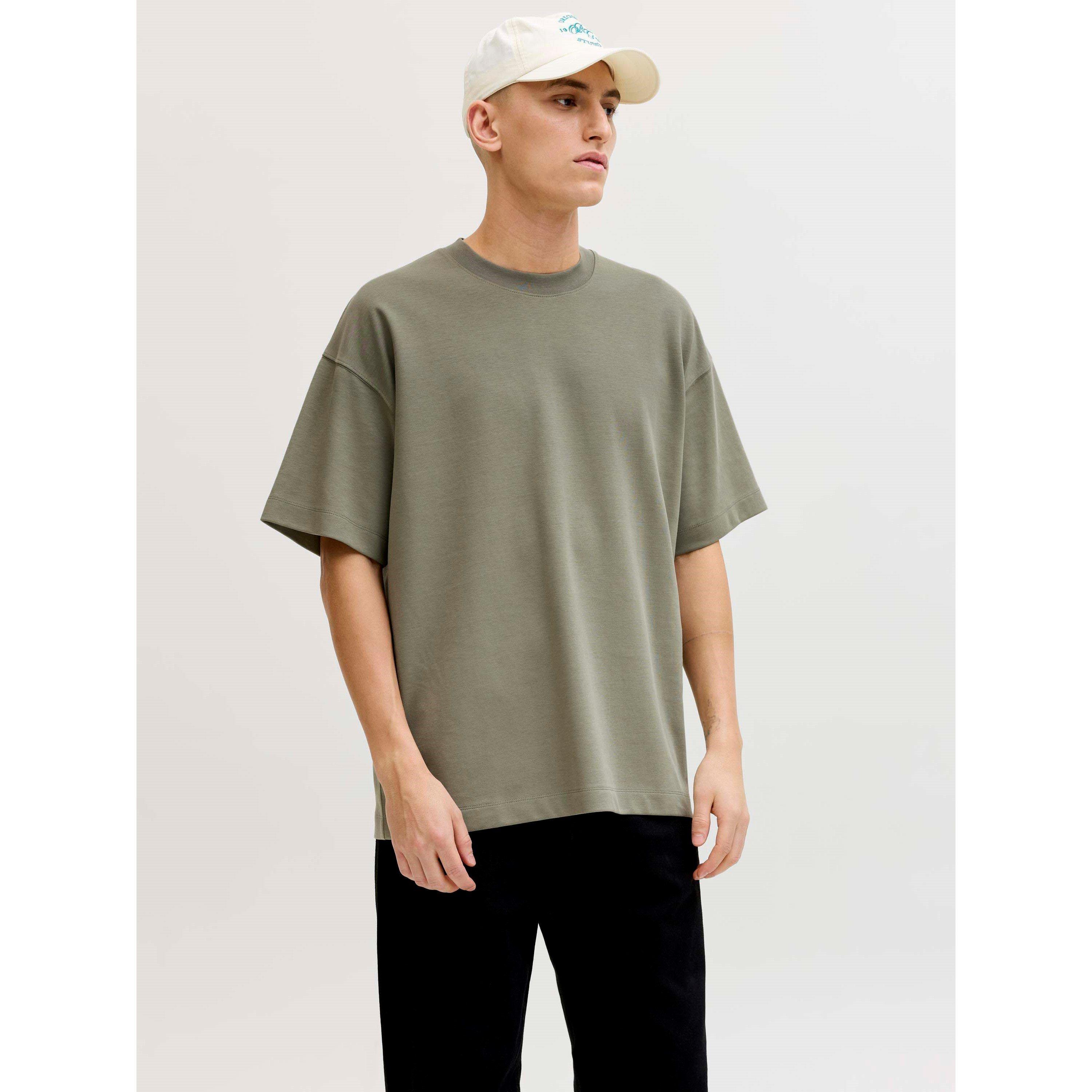 Vetiver - Jack and Jones - Men's Barron Short Sleeve O-Neck Oversized Fit T-Shirt - 2
