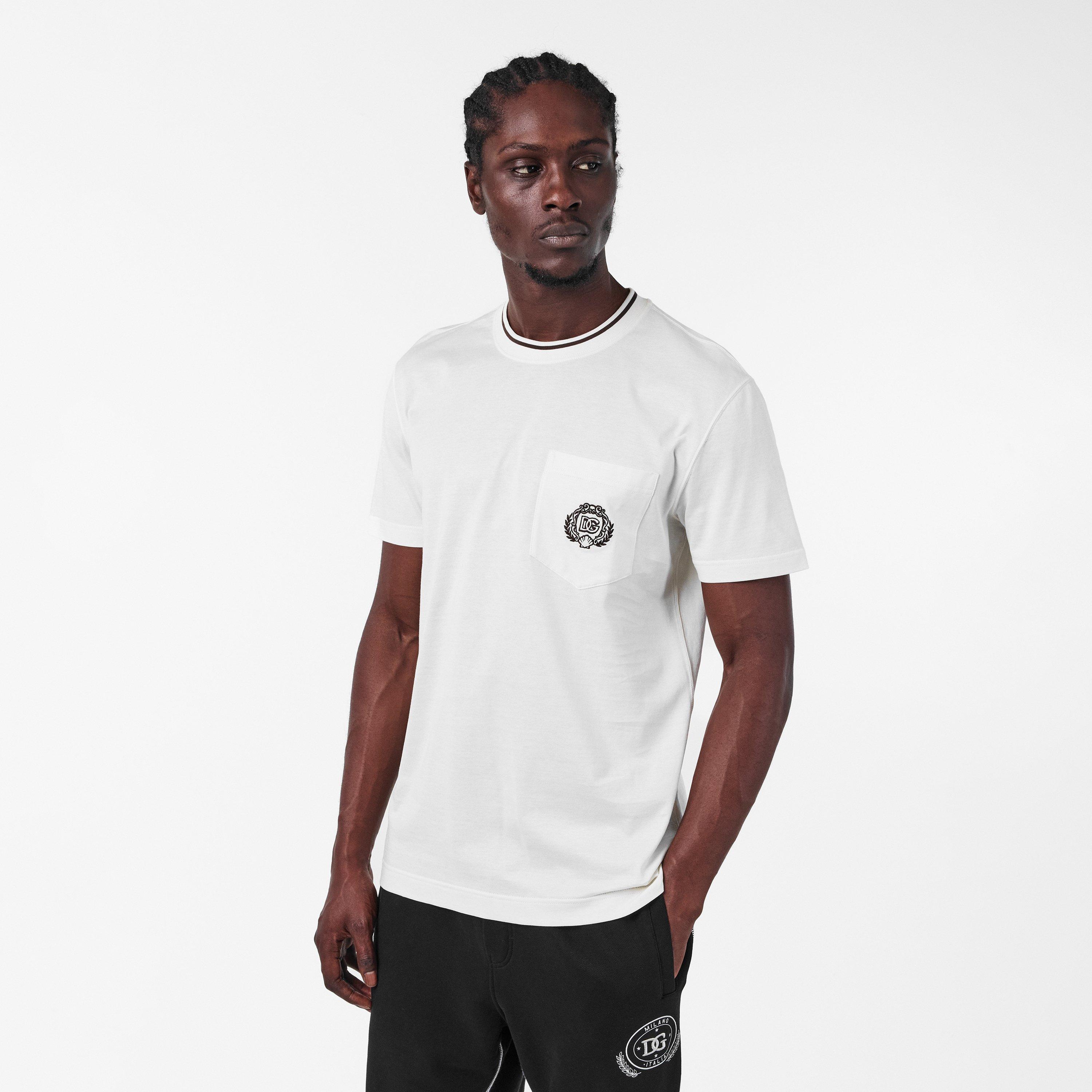 W0001 Bianco - Dolce and Gabbana - Men's & T-Shirt - 3