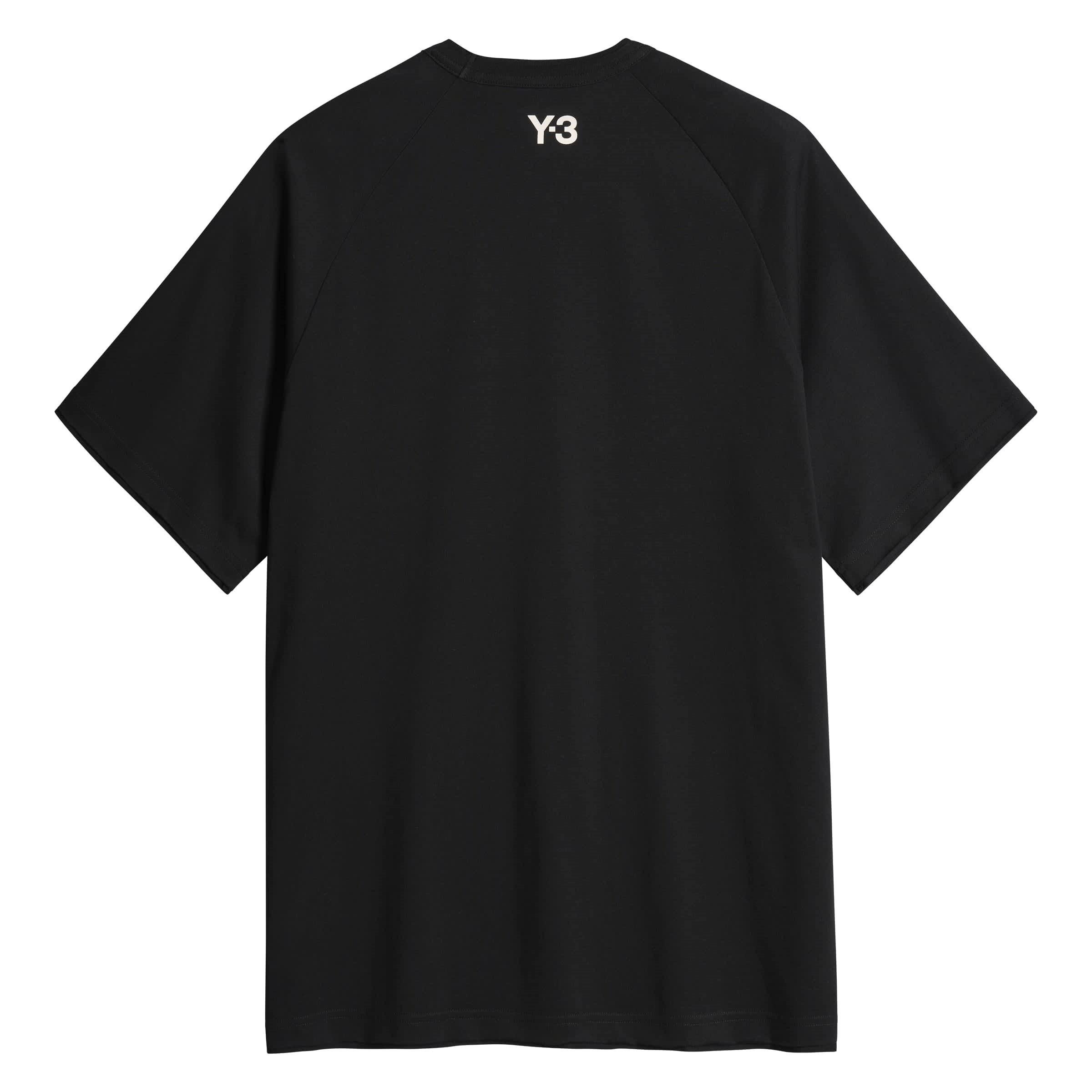 Black - Y3 - Men's Regular Fit T-Shirt - 2