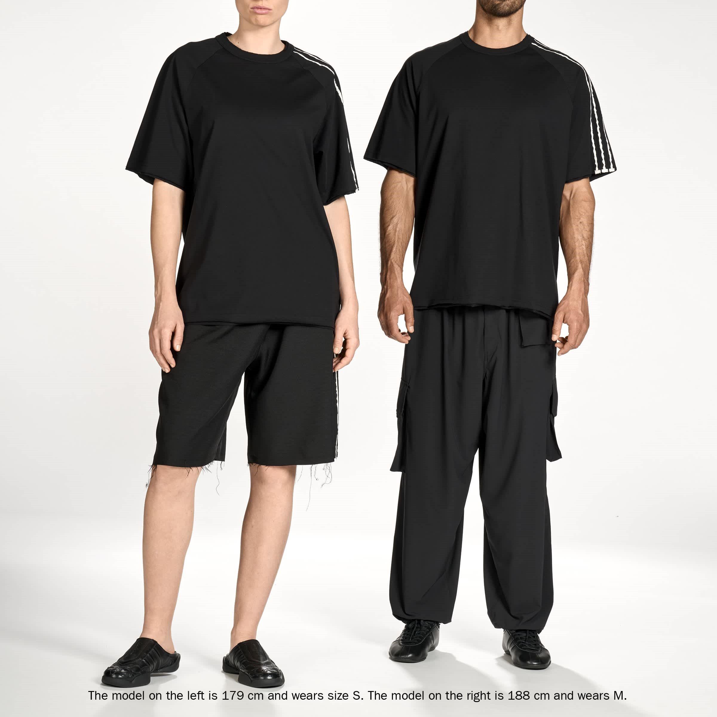 Black - Y3 - Men's Regular Fit T-Shirt - 4