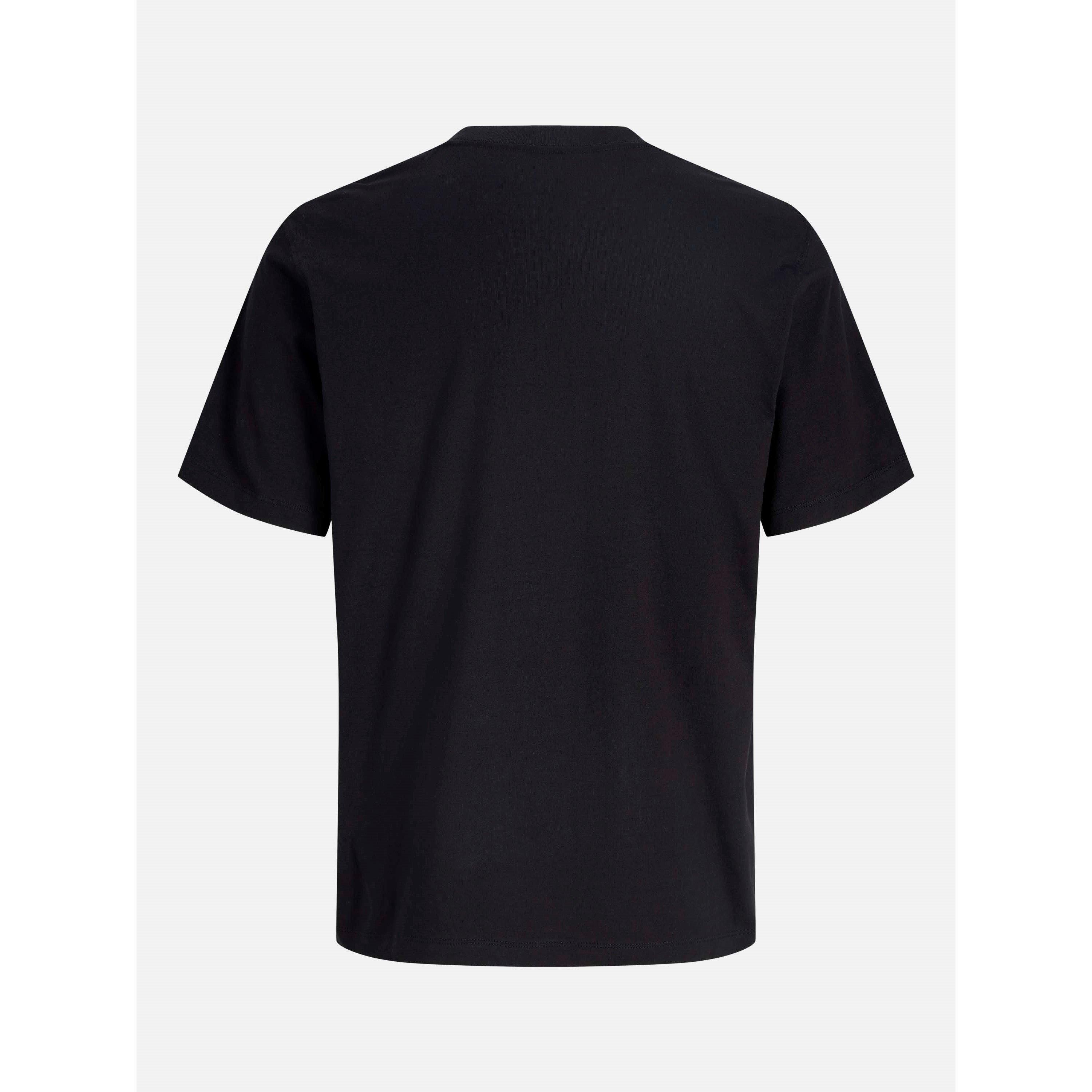 Black - Jack and Jones - Men's Monogram Short Sleeve T-Shirt - 2