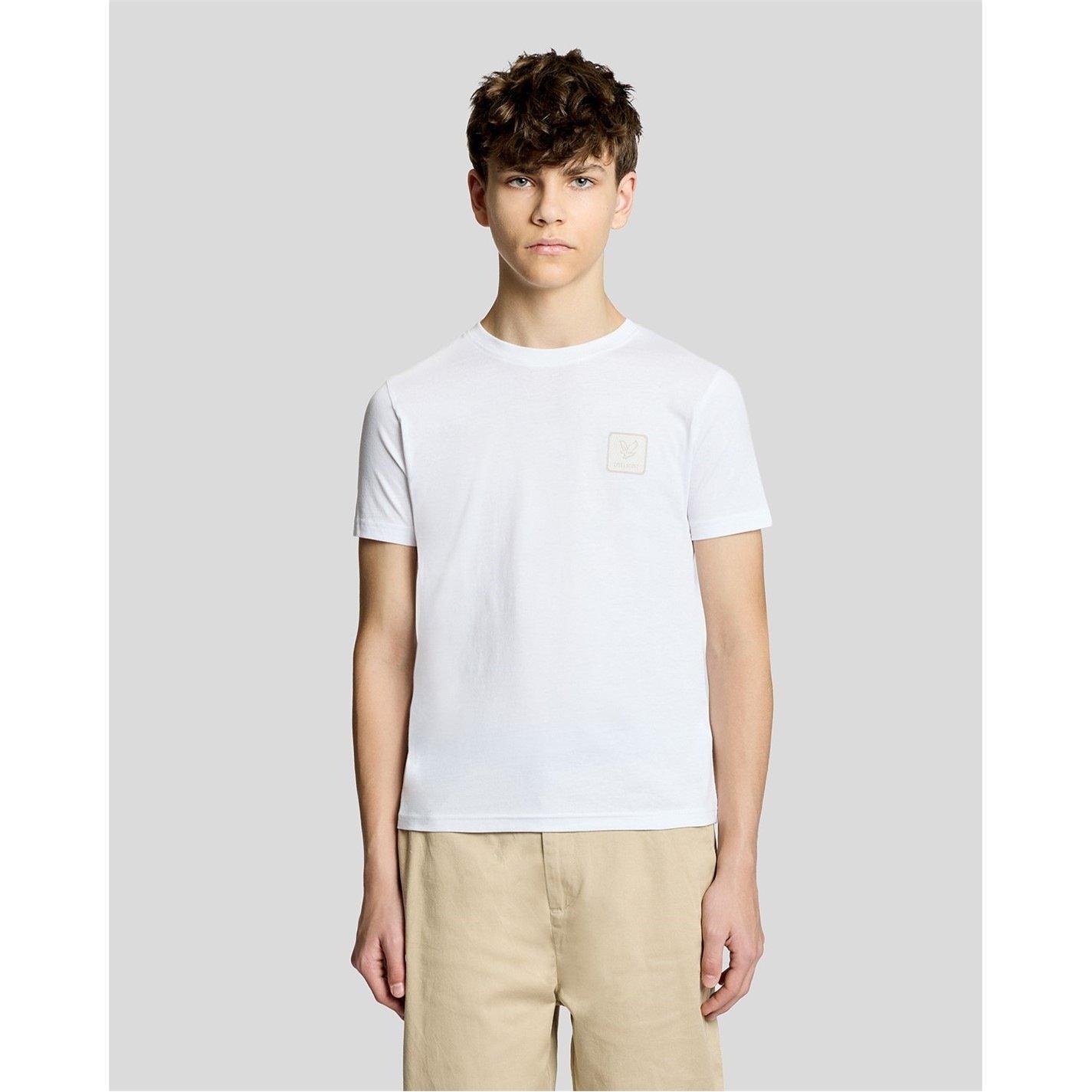 White - Lyle and Scott - Lyle & Scott Kids Graphic T-Shirt - 1