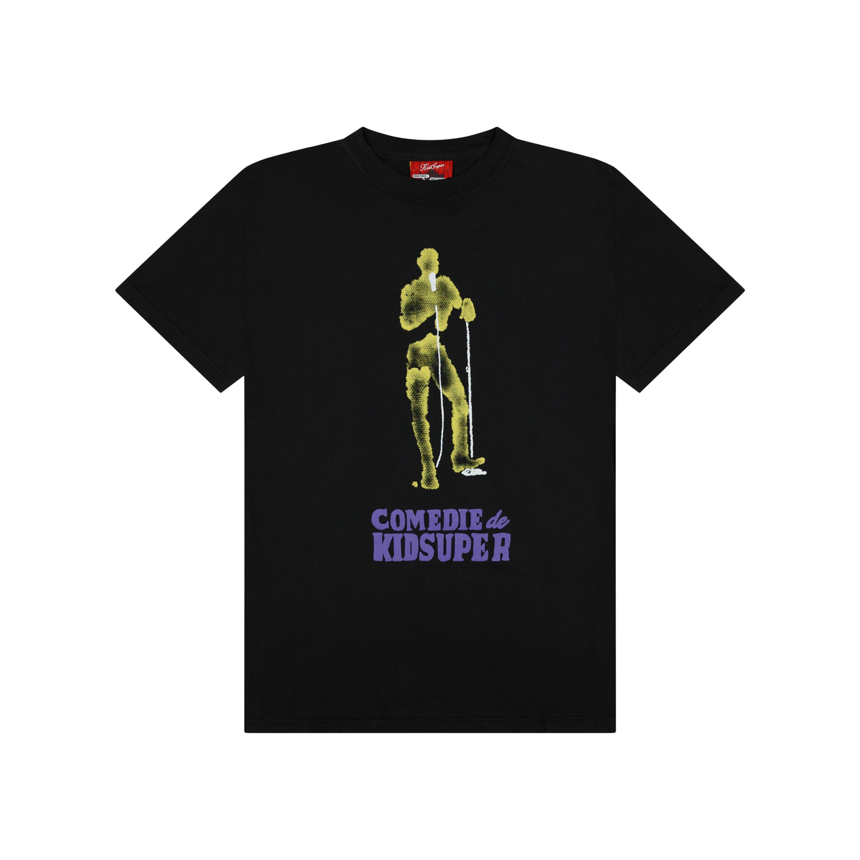 Black - KidSuper Studios - Men's Comedie Regular Fit T-Shirt - 5