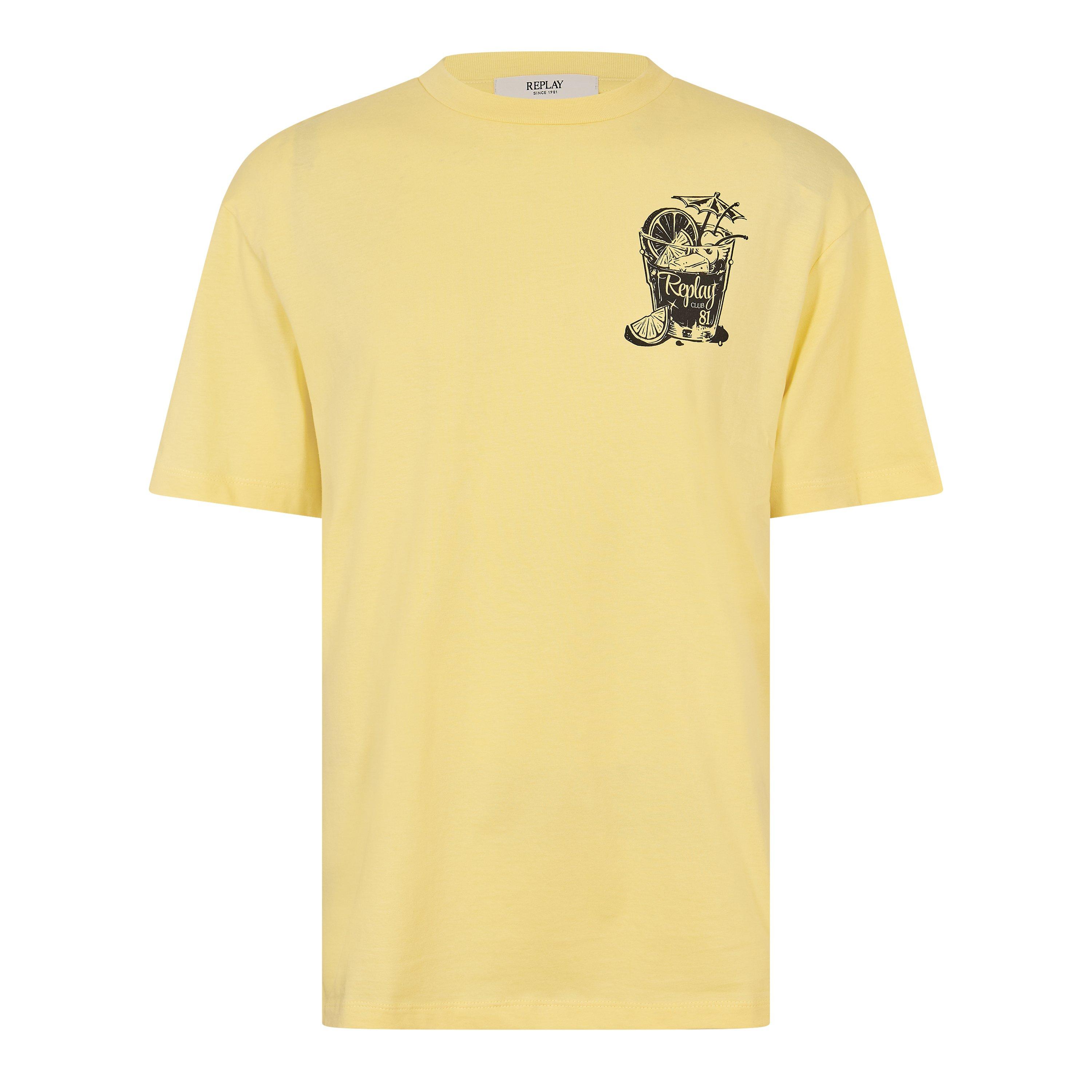 Replay Men's T-Shirt - Yellow - L