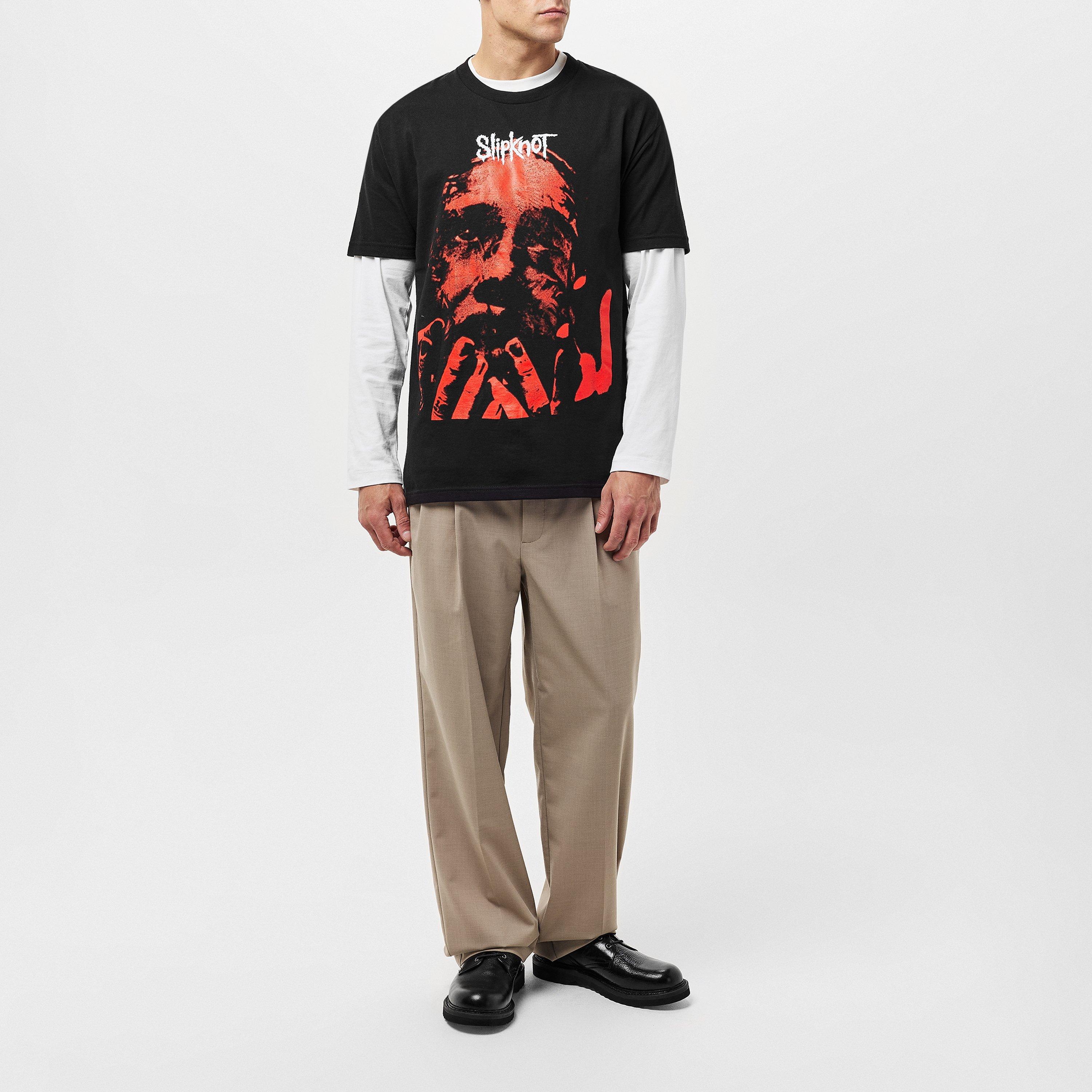 Black - Pleasures - Men's Slipknot Regular Fit T-Shirt - 6